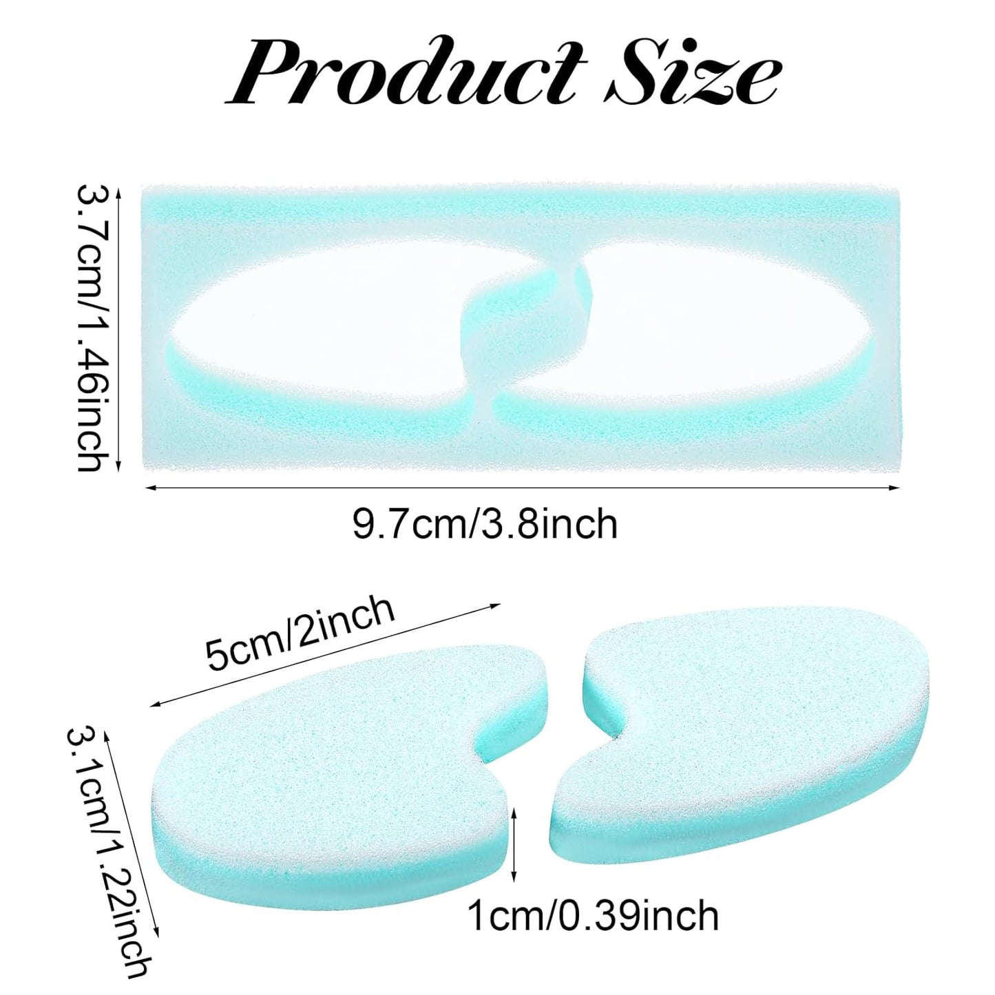 20Pack Foam Toe Separator, Breathable Toe Spacers for Women Men, Toe Spreader to Reduce Friction and Relieves Corns Pain, Relieve Pain Caused by Bunions