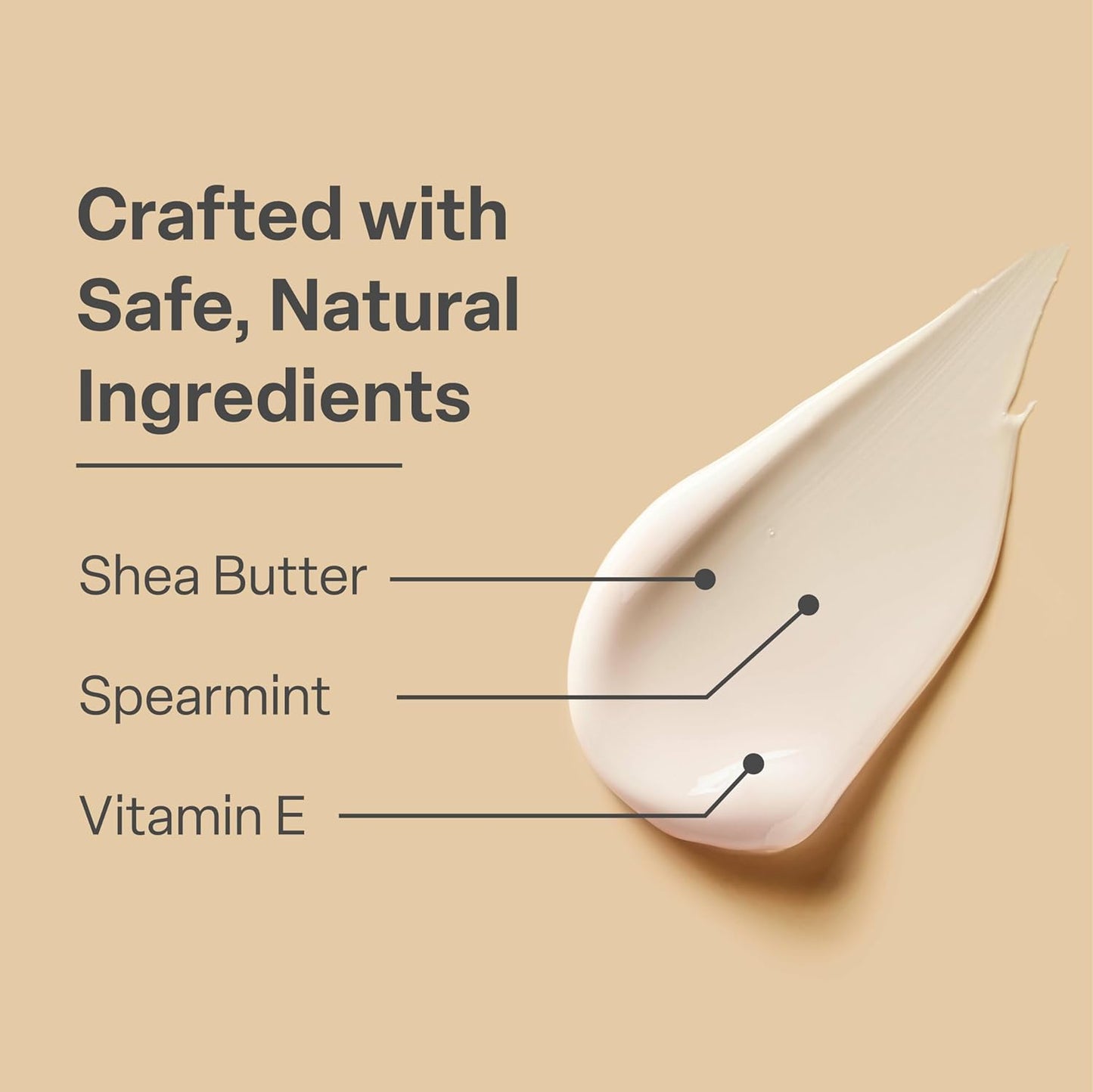 QRxLabs Shea Foot Cream 4 oz - Hydrating & Cooling Formula with 15% Shea Butter, Spearmint, Vitamin E, Glycolic Acid - Non-Greasy, Quick-Absorbing, Paraben-Free - Repair Dry, Cracked Feet