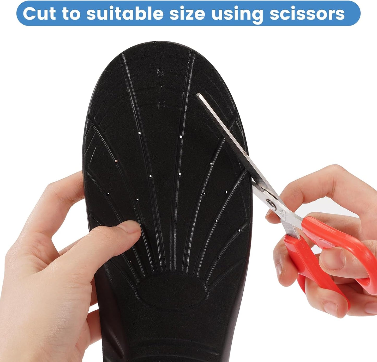 Shoe Insoles, Memory Foam Insoles, Providing Excellent Shock Absorption and Cushioning for Feet Relief, Comfortable Insoles for Men and Women for Everyday Use,(L [US M: 9.5-12.5/W: 10.5-13.5])