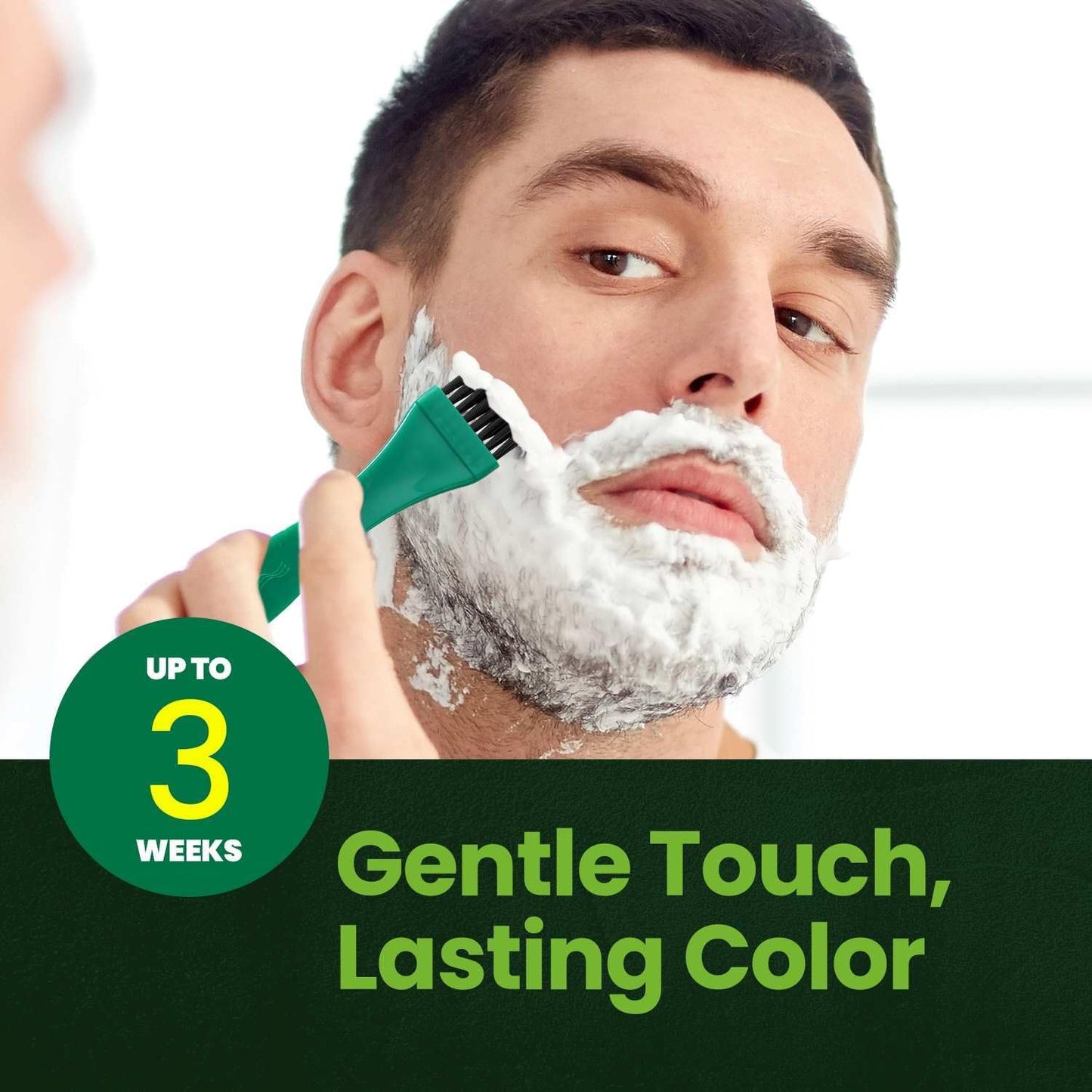 Herb For Men Mustache & Beard Dye (Deep Brown, 1 Pack), PPD-Free Ammonia-Free, Vegan with Natural Ingredients, Odorless, Gentle for Sensitive Skin, No Skin Irritation