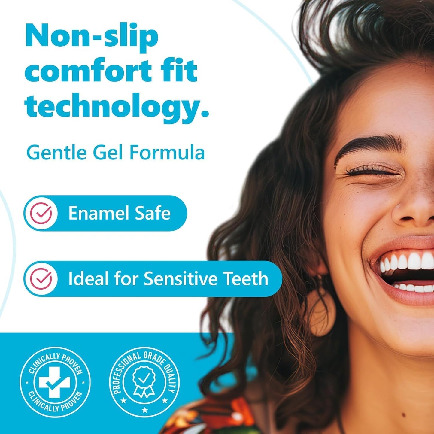 Advanced Teeth Whitening Strips – Pack of 10 (5 Treatments) - 5 Shades Brighter in 5 Days - Mint Flavored with Enamel Safe Comfort Fit Technology - Teeth Whitening Kit for Sensitive Teeth