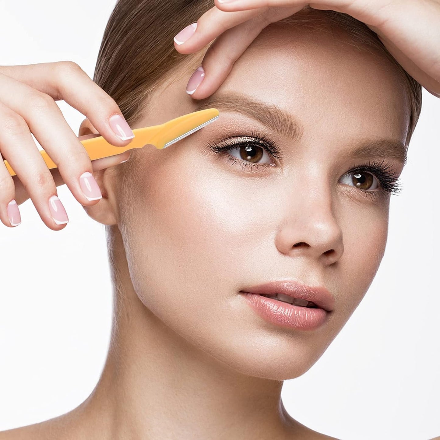 ASTARON 60 Pcs Face Razors - Dermaplaning Tool for Face, Eyebrow Shaver for Women and Men, Portable Size