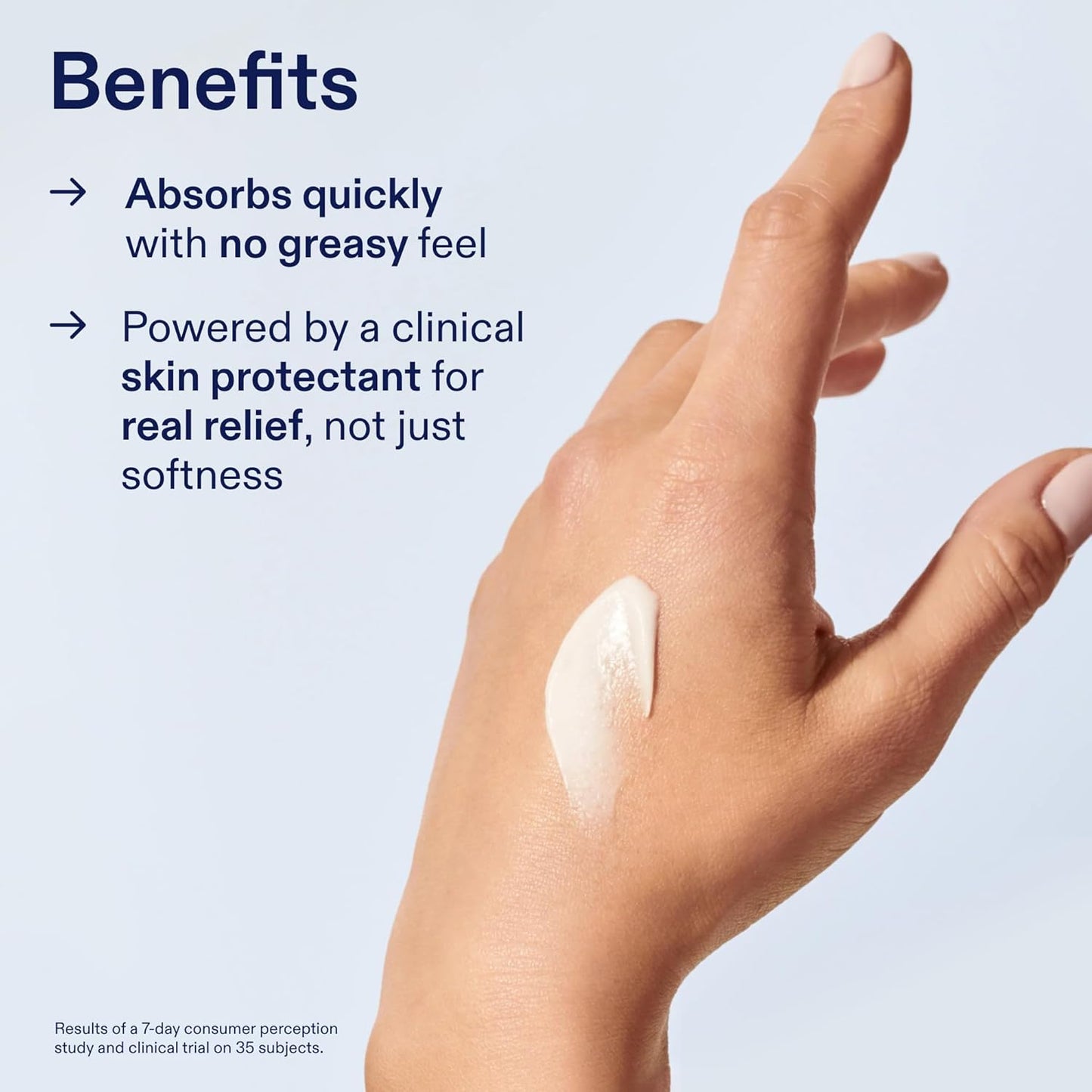 Skinfix Hand Relief Cream - 3 fl oz - Reduces Visible Redness, Stinging & Cracking for Dry, Sensitive Skin - Accepted by the National Eczema Association - Fragrance Free - Vegan, Cruelty Free