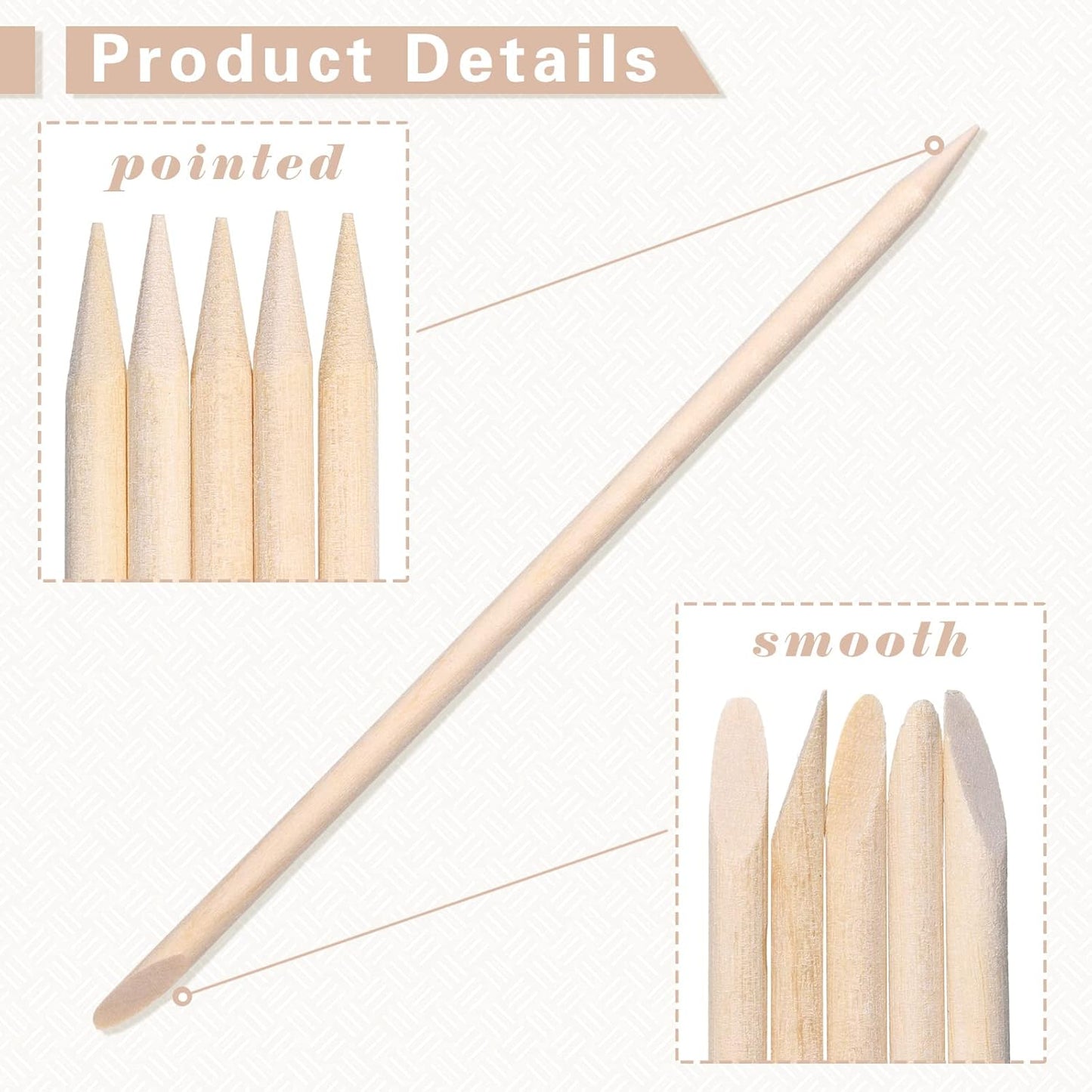 Demissle Eye Brow Wooden Wax Sticks Mini Waxing Applicator Sticks Lip Nose Eyebrow Wood Craft Small Facial Hair Spatula Applicator for Home Spa Hair Removal Smooth Skin Use(400 Pieces)
