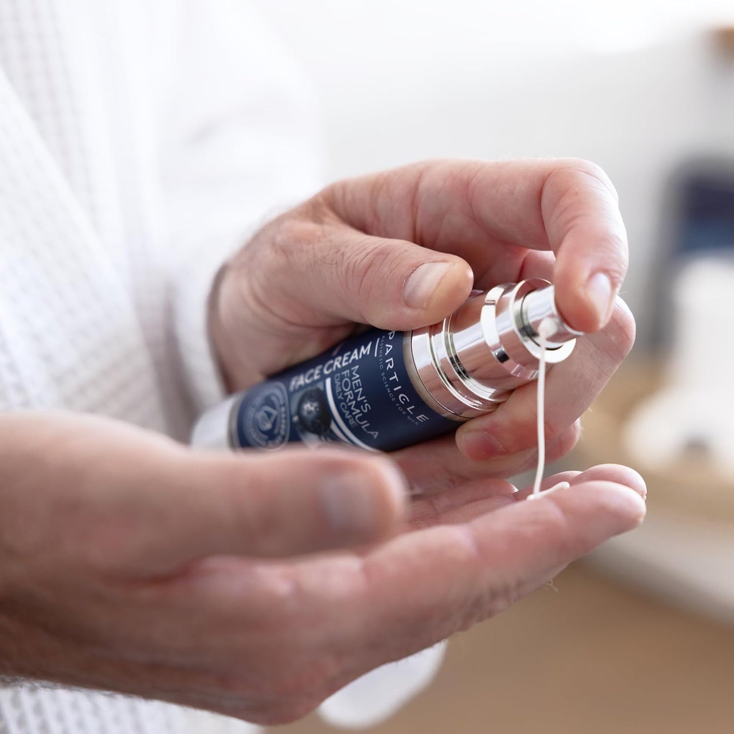 Particle 6-in-1 Face Cream for Men, Men’s Daily Hydrating Moisturizer with Vitamin C, Jojoba Oil, Vitamin E & Hyaluronic Acid, Skin Care Routine, Healthy Skin Support, Pack of 1, 1.7 FL OZ