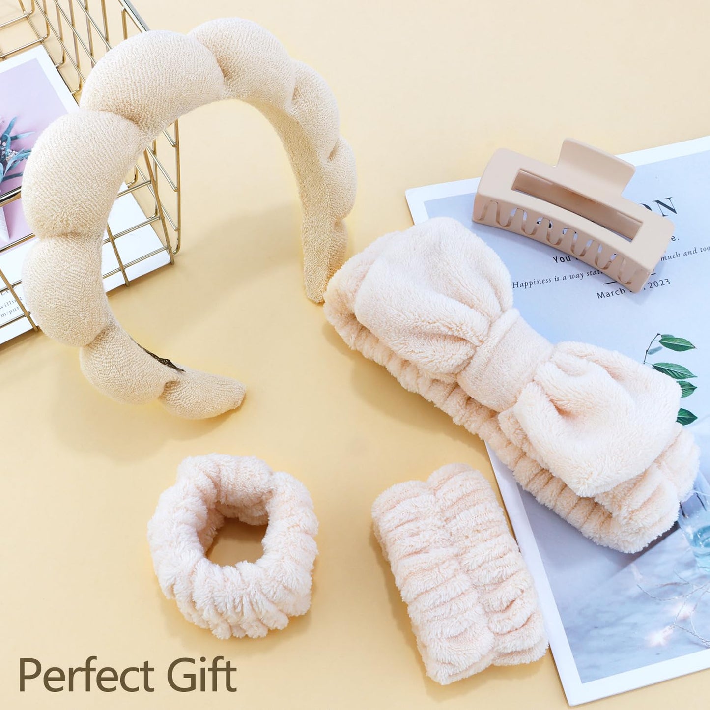 Chanaco Spa Headband, Makeup and Face Wash Accessory, Trendy Hair Accessories for Women and Teen Girls