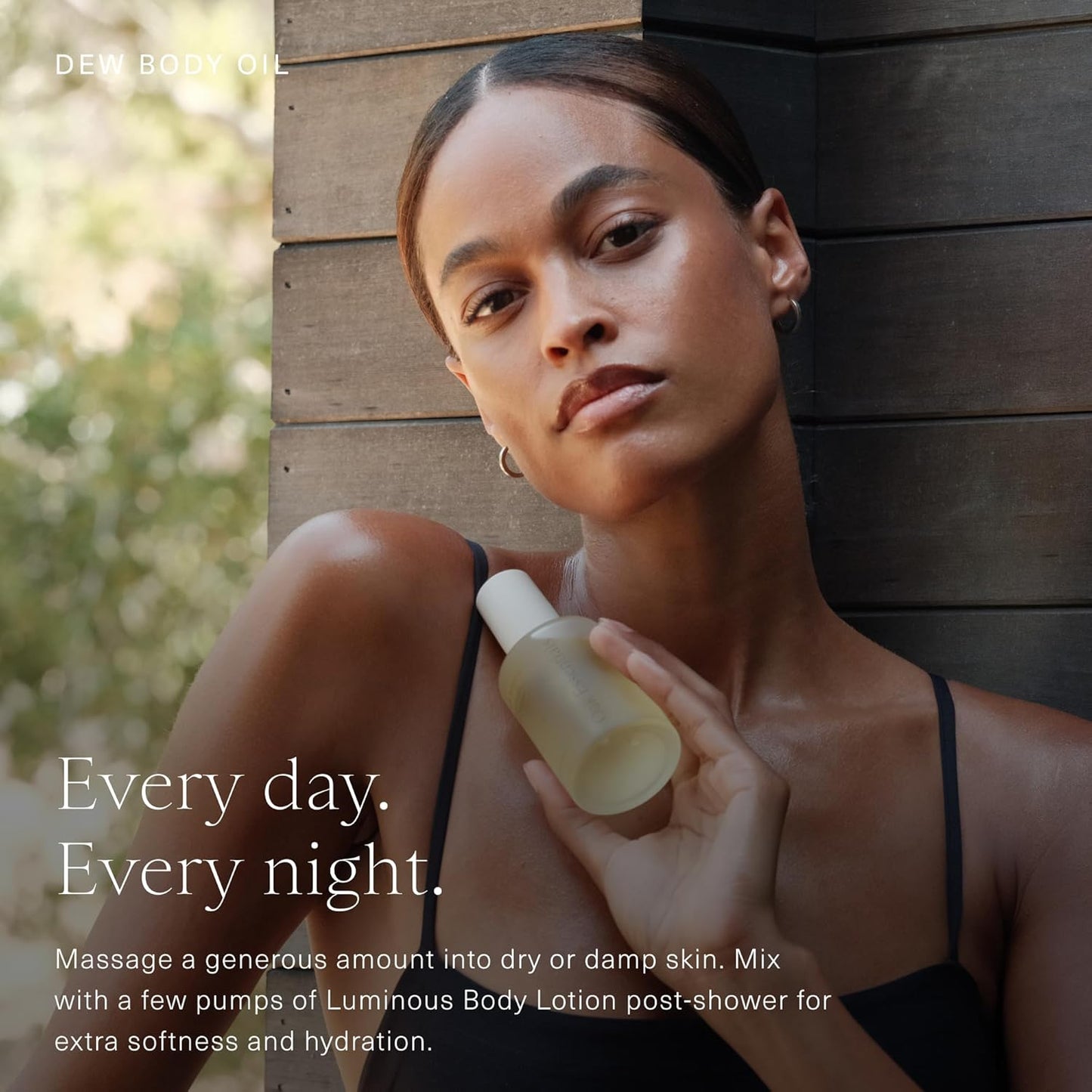 Oak Essentials Dew Body Oil | Nourishing Daily Body Oil for Radiant, Supple Skin with Borage Seed Oil, Cedarwood, and Sweet Almond Oil, 3.4 Fl Oz