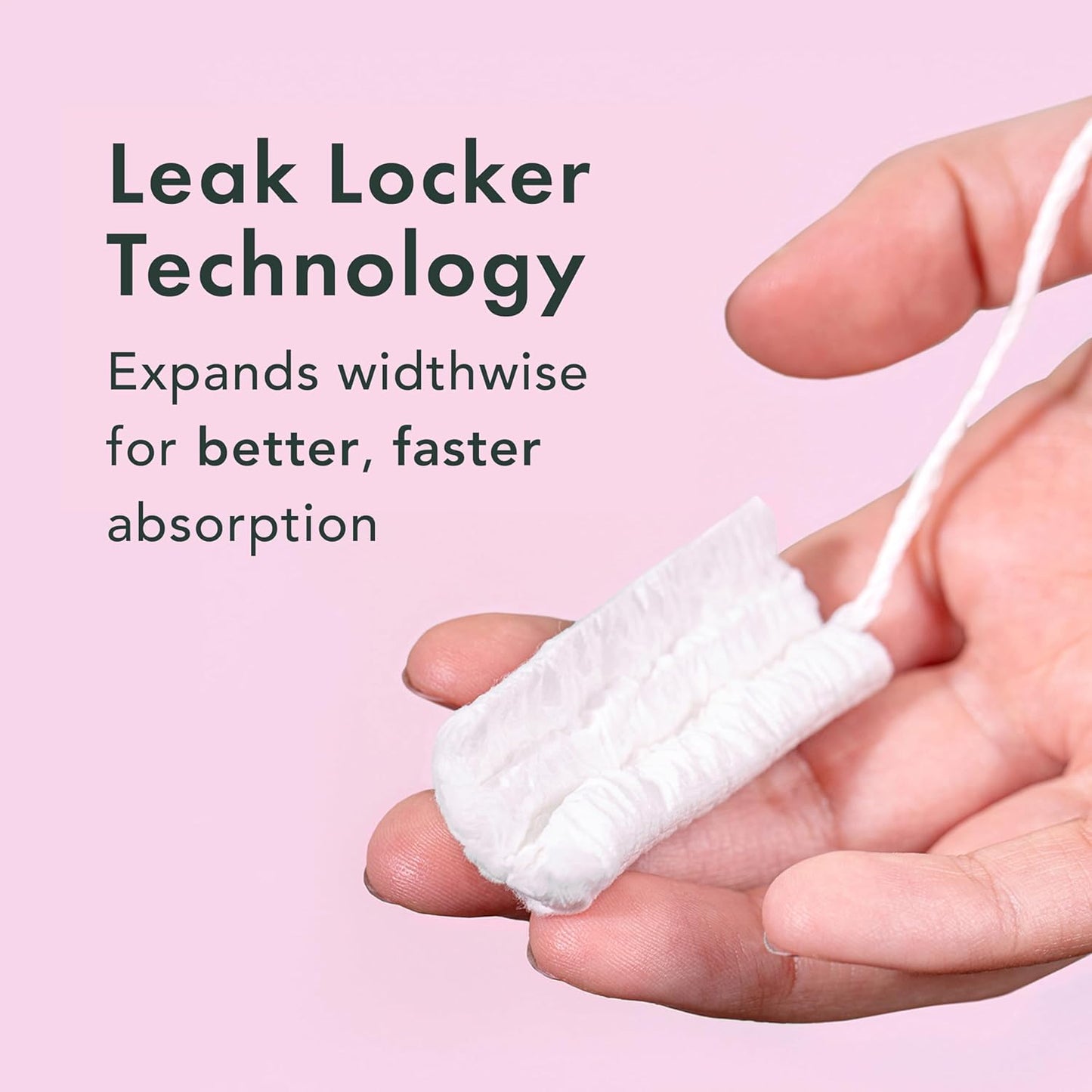 Rael Tampons, Compact Applicator - Made with Organic Cotton, Moderate Absorbency, BPA-Free, Chlorine Free, Leak Locker Technology (36 Count, Regular)