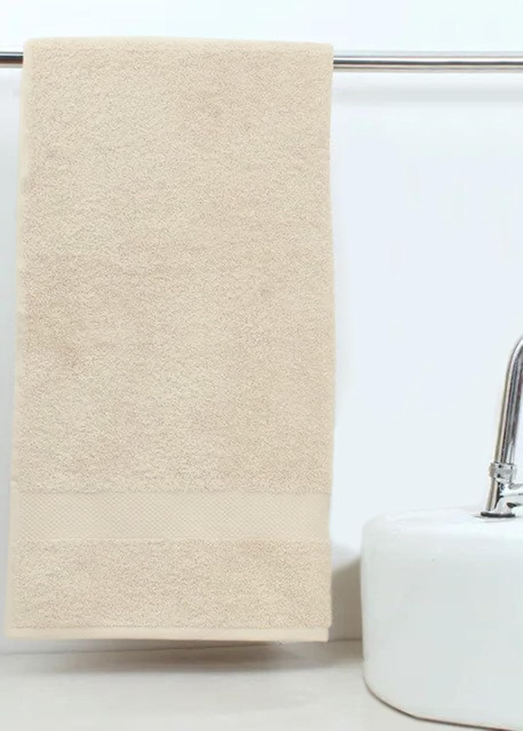 Delara 100% Organic Cotton Towels 650 GSM Plush Feather Touch Quick Dry Bath Sheet, Pack of 3 GOTS Certified, Oeko-Tex Green Certified, Organic Cotton Bath Sheet, 36"X70"