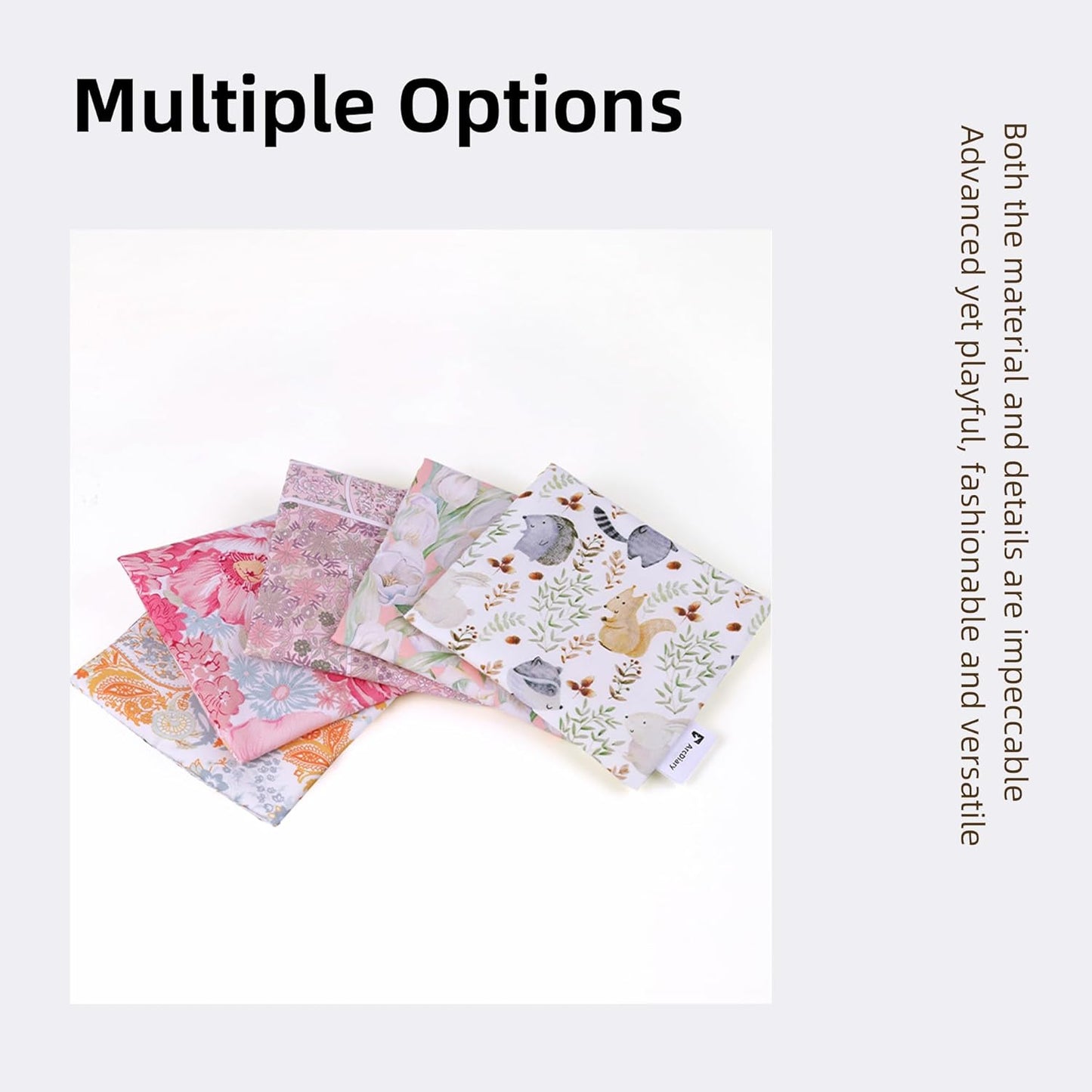 Period Bag for Teen Aged Girls, Portable Sanitary Pad Storage Bag for Teen Pads/Sanitary Napkins/Small Tampons, Feminine Menstrual Cup Pouch (Austere Blue)