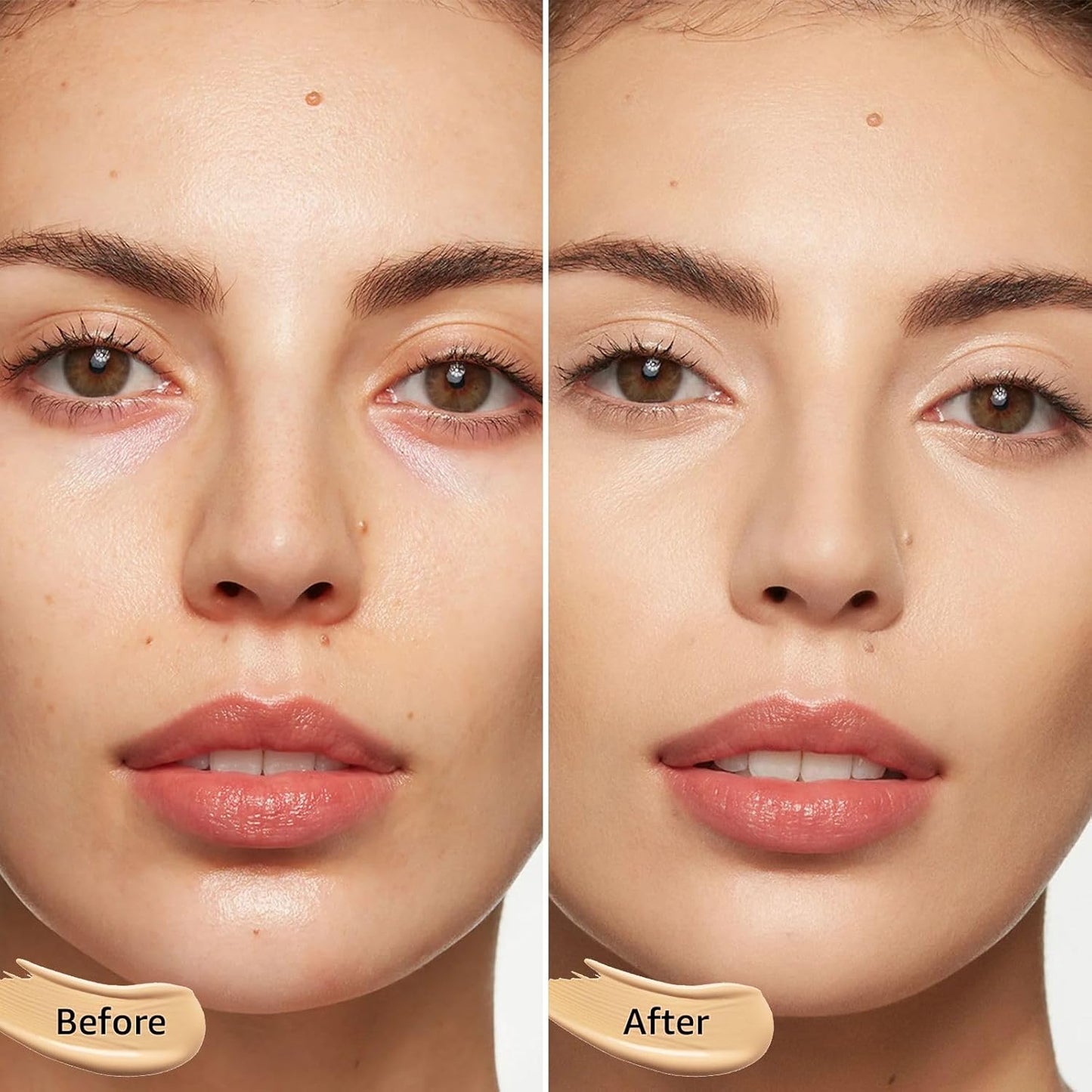 Mushroom Head Air Cushion CC Cream - BB Cream Foundation Makeup Concealer Moisturizing Oil Control, Long-Lasting & Waterproof, Easy Makeup Even Skin Tone (Buff Beige, 3.21 Ounce (Pack of 1))