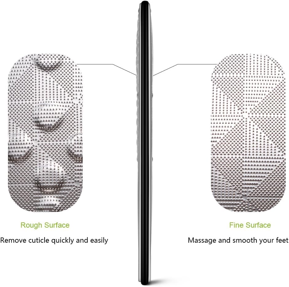 BEZOX Professional Foot File Callus Remover, Double Sided Pedicure Rasp for Cracked Heel and Dead Foot Skin - Heavy Duty Surgical Grade Stainless Steel - W/Cloth Storage Bag & Gift Box