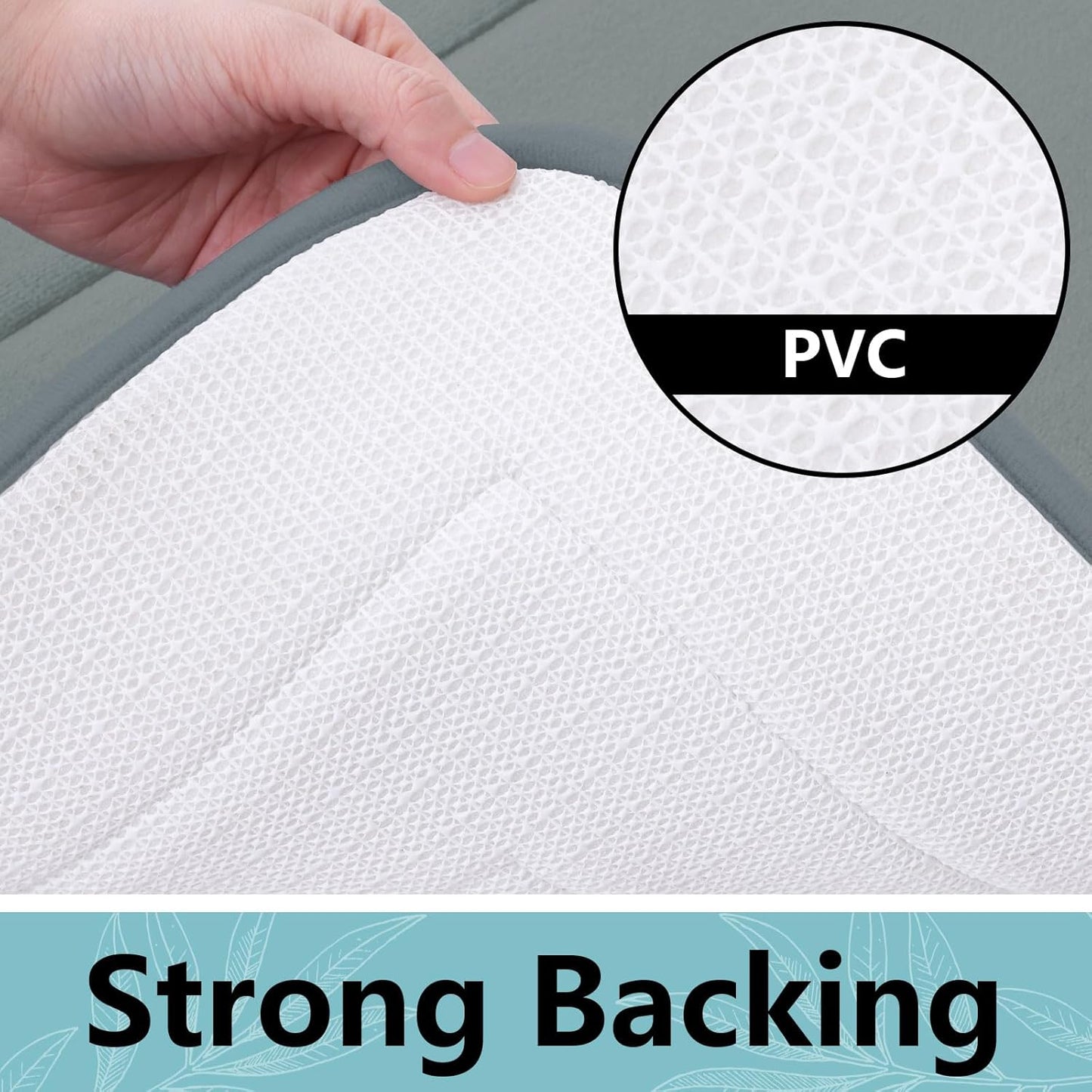 Arotive Memory Foam Bathroom Rug Mat 59x24, Ultra Soft and Absorbent Bath Mat, Machine Wash Dry, Comfortable Bath Rug Carpet for Bathroom Floor, Tub and Shower, Grey