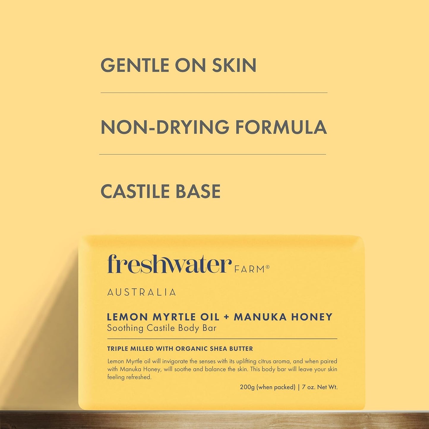 Lem Myrt Manu Honey Body Bar, 7 OZ