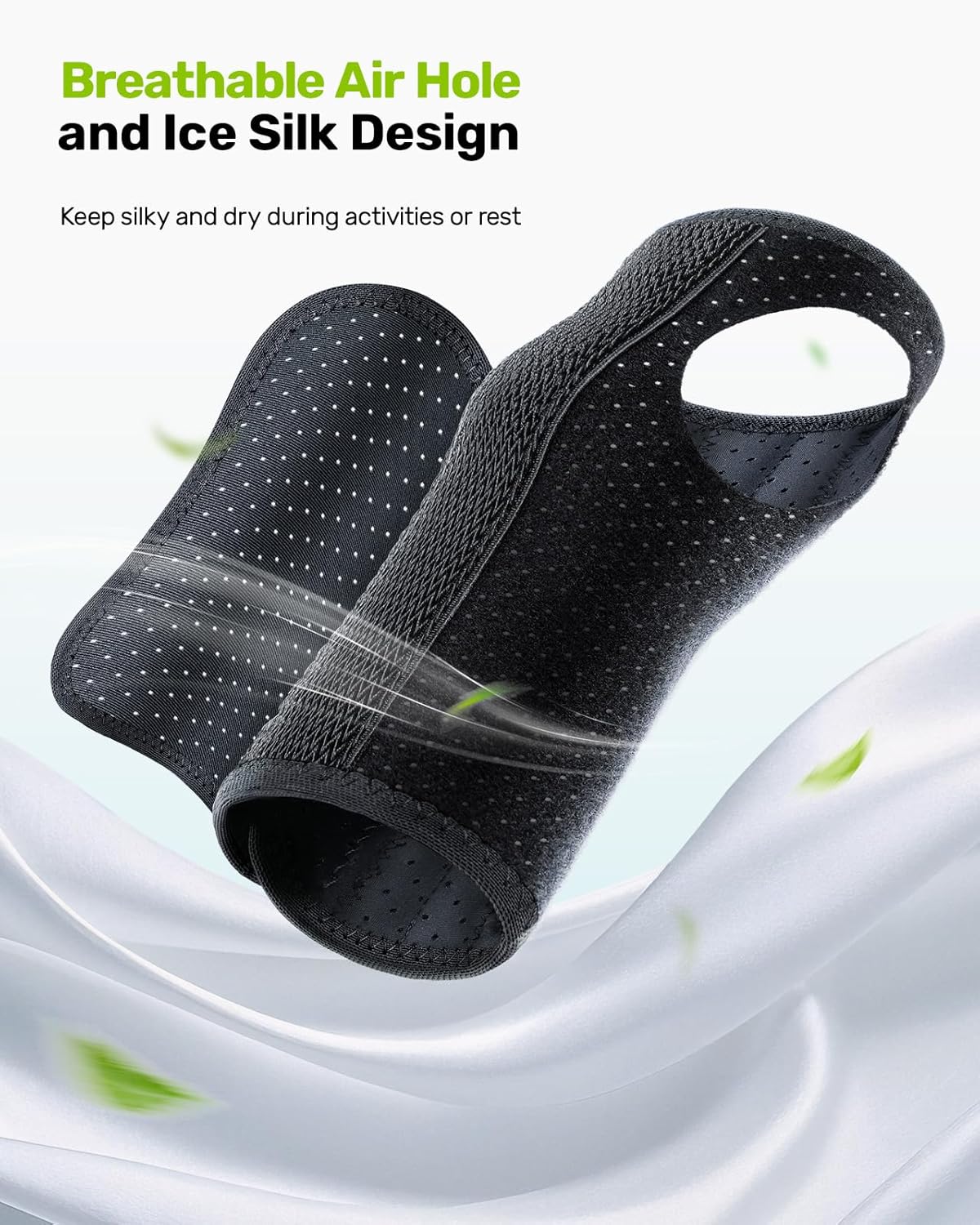 Carpal Tunnel Wrist Brace, Adjustable Night Wrist Support with 3 Metal Splints, Hand Brace for Men Women No Pressure on Thumb, Splint Stabilizer for Work, Gray Right Hand, Size S