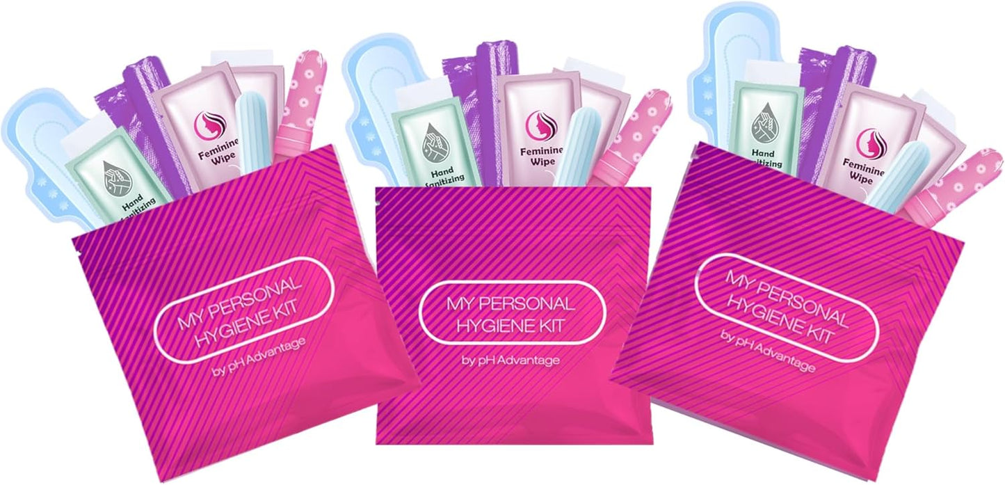 Portable Period Kit: Essential Period Pouch for Teen Girls in School, Travel, and Daily Use - Ideal for Parents, Schools, Churches, Businesses, and Homeless Outreach - Pink (Menstrual Kit, 3)