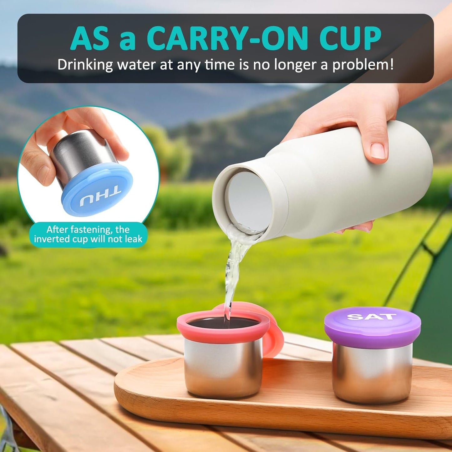 Weekly Metal Pill Case 7 Day, Stainless Steel Pill Box Organizer for Travel, Waterproof Medicine Container, Portable Daliy Pill Holder for Vitamins Fish Oils (Large)