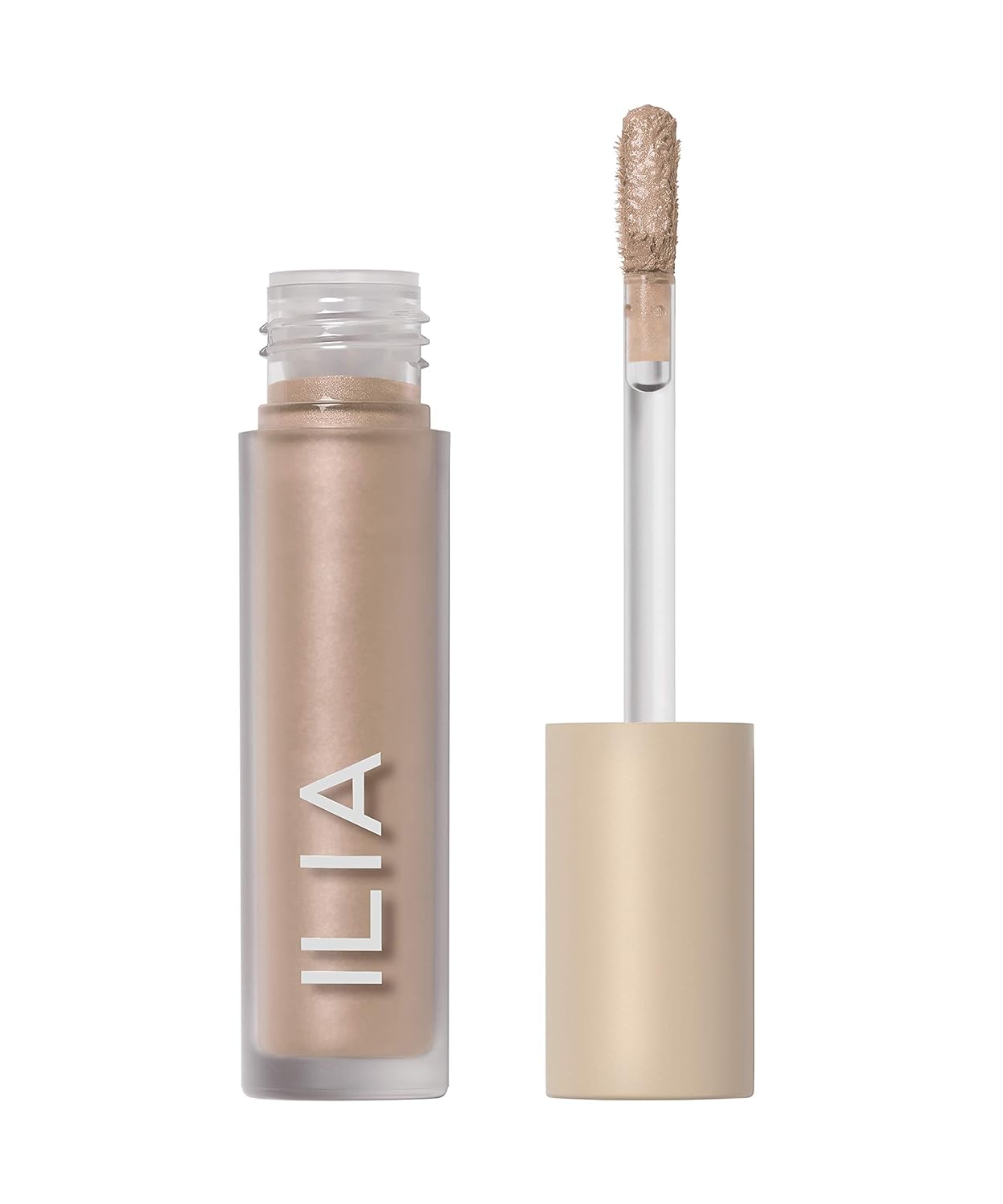 ILIA - Chromatic Liquid Powder Eye Tint | Cream-to-Powder Eyeshadow, Smudge-Resistant, Quick-Dry, Weightless, Water-Based | Non-Toxic, Vegan, Cruelty-Free, Clean Makeup (Glaze, 0.12 fl oz | 3.5 ml)