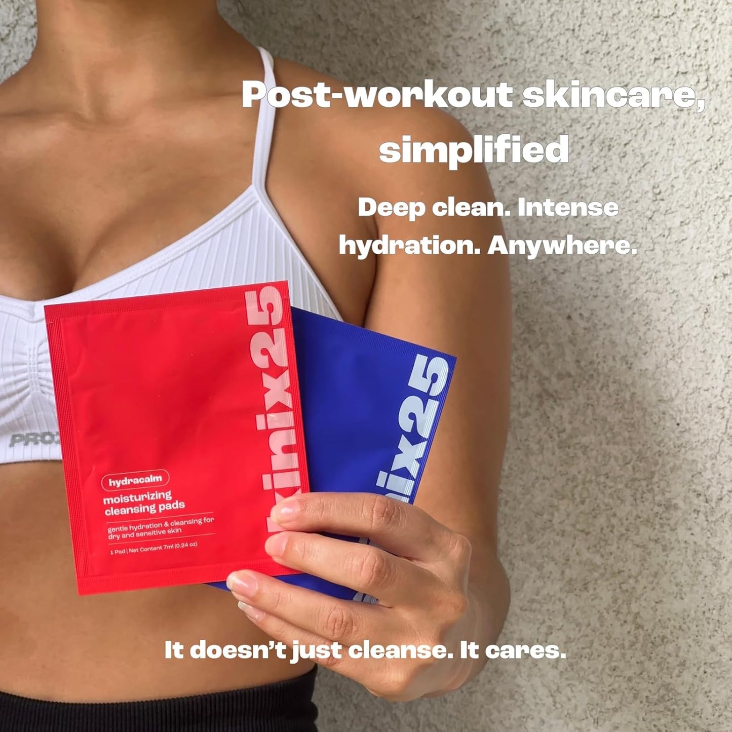 Hydracalm & Aquafresh Facial Cleansing Pads – 40 Individually Wrapped Face Wipes for Travel, Gym & On-the-Go Skincare | Hydrating + Oil-Control Cotton Pads for All Skin Types