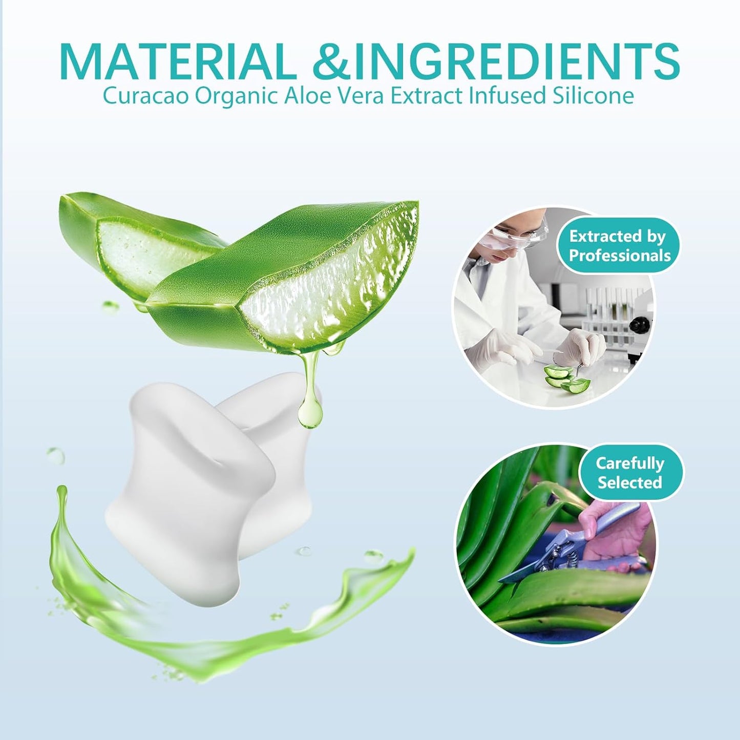 Upgraded Gel Toe Separators - 12 Pack Aloe Vera Extract Infused Silicone Toe Spacers for Straightening Overlapping Toes, Bunions, Calluses – Bunion Corrector for Men and Women(Small Size)