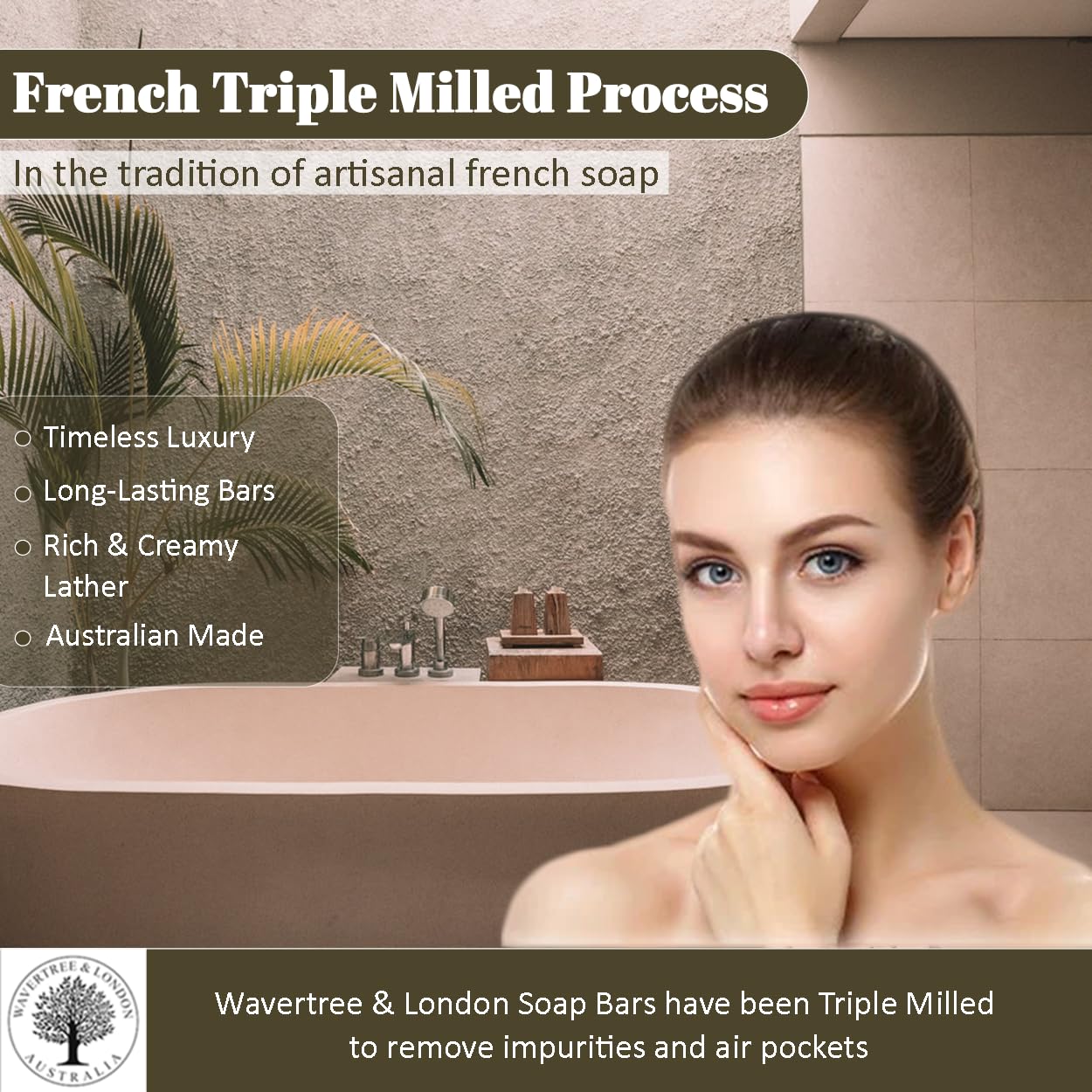 Wavertree & London Assorted Fruity flavors (8 Bars), 7oz Moisturizing Natural Soap Bars, French -Milled and enriched with Shea Butter