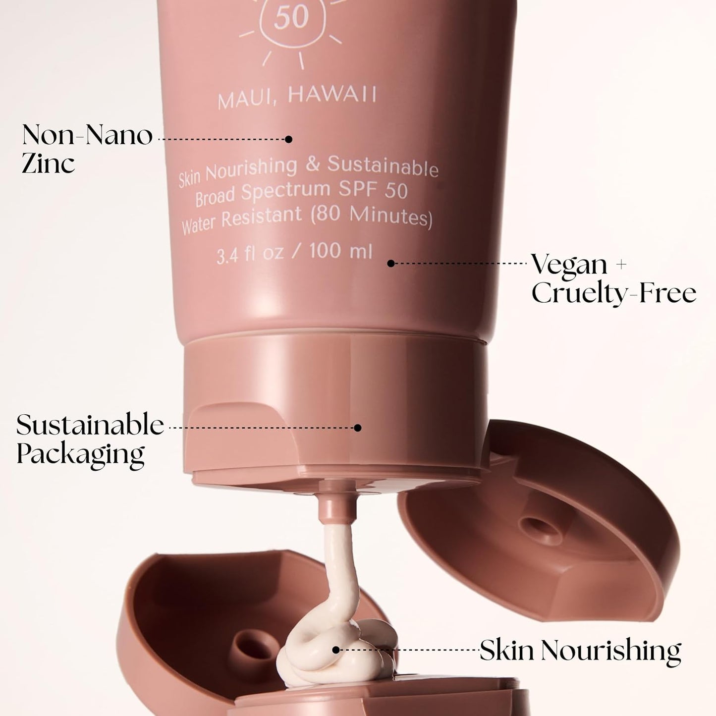 Project Reef SPF 50 Mineral Sunscreen Lotion – Hawaii Reef Act 104 Compliant Zinc Sunscreen with Natural Ingredients, Vegan, Ocean-Friendly, Water-Resistant, 3.4 fl oz