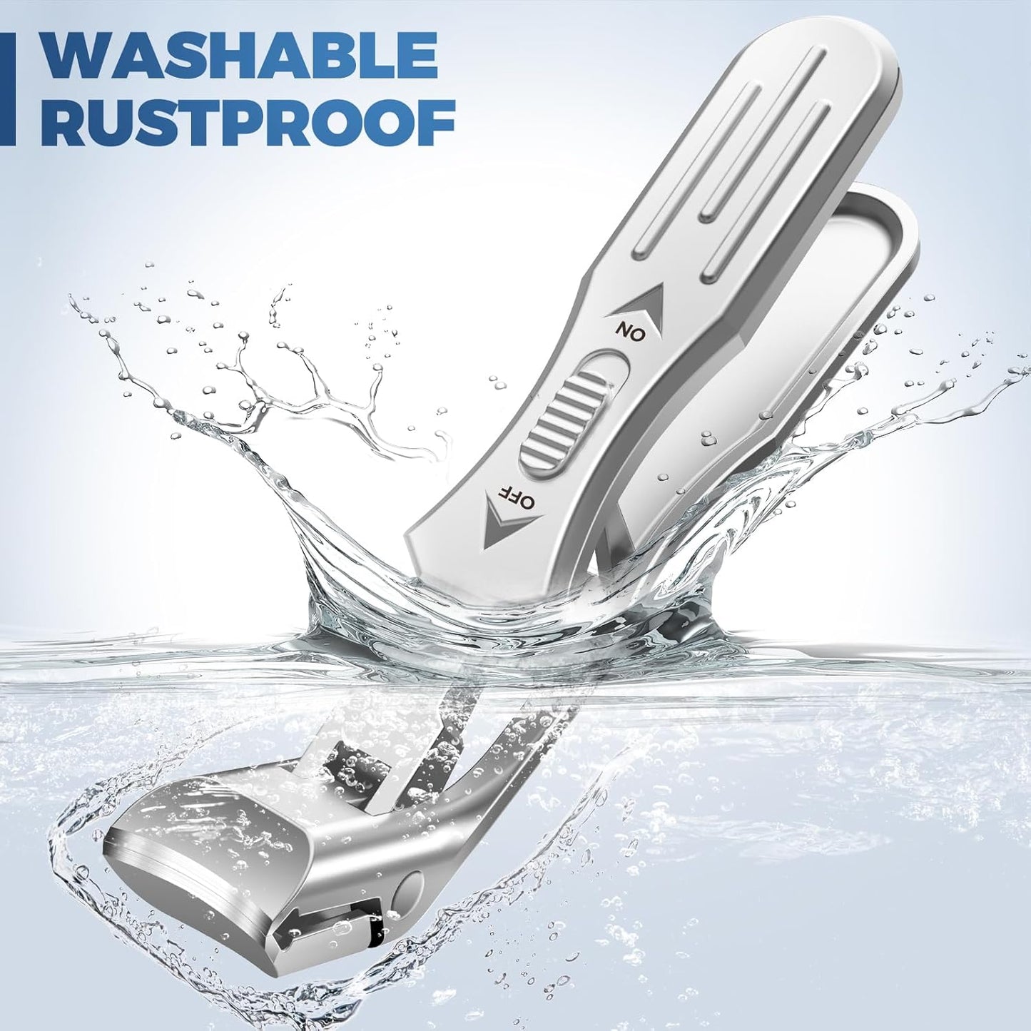 Toenail Clippers for Seniors Thick Toenails, Upgrade Angled Nail Clipper for Seniors, Toe Nail Clippers for Men with Wide Jaw Opening, Sharp Heavy Duty Fingernail Clipper Cutter with Catcher