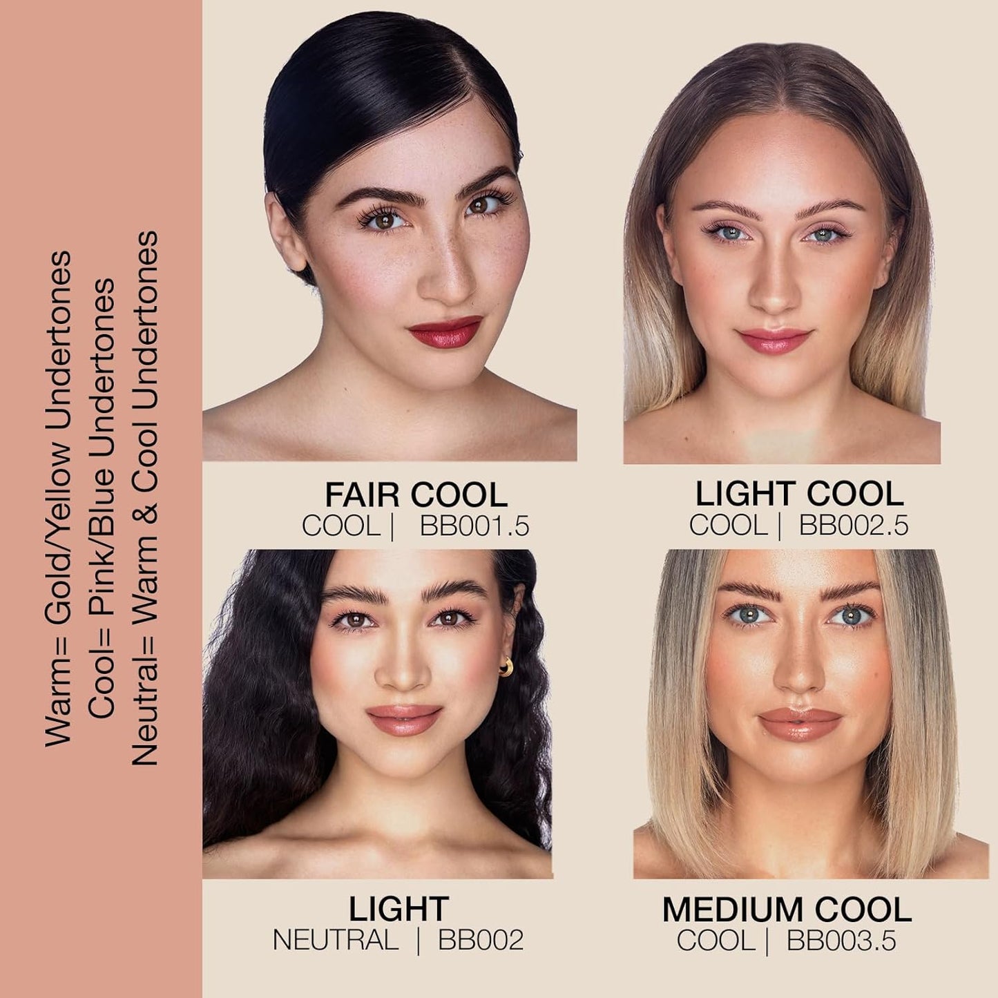 Bellapierre BB Cream SPF 20 – Mineral Sunscreen & Liquid Foundation, Lightweight Face Moisturizer with Buildable Coverage, Matte Finish, Non-Toxic, Paraben-Free, Cruelty-Free – 1.7 oz - Dark