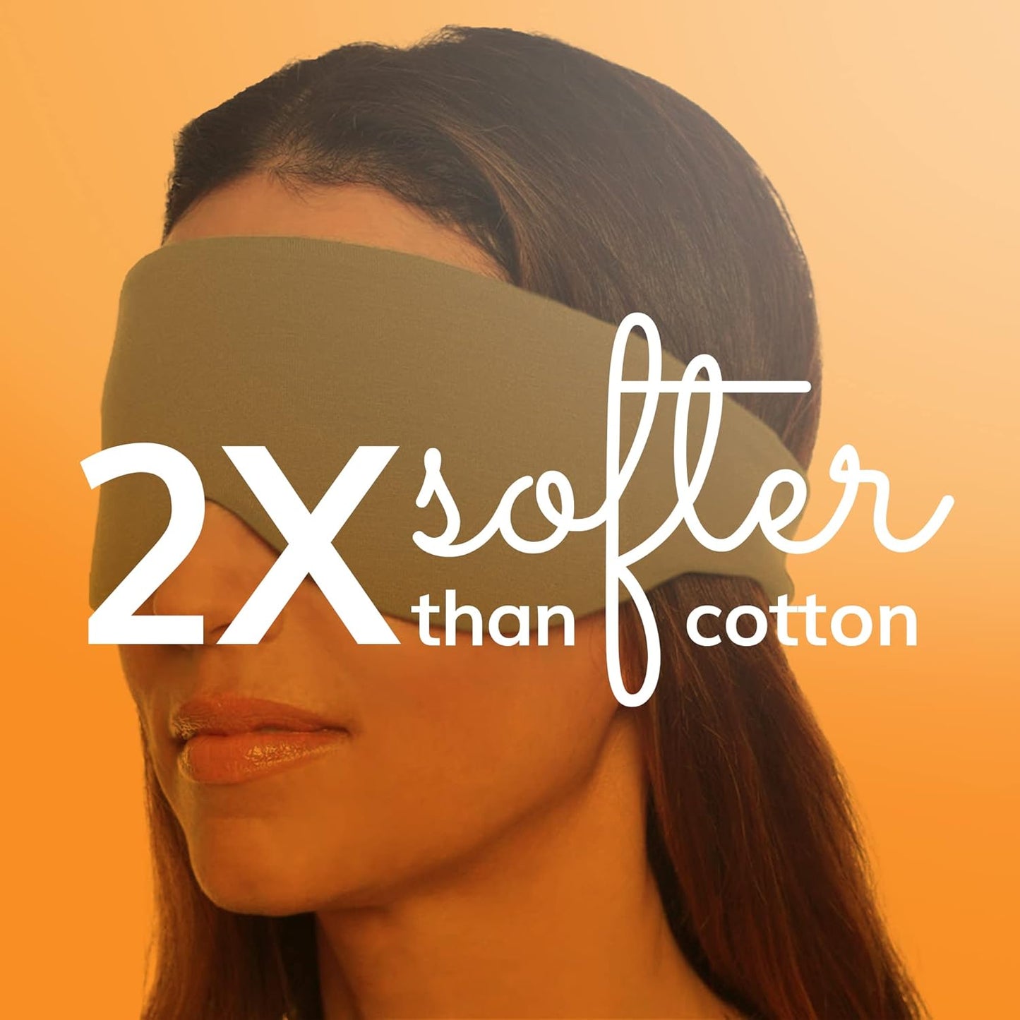 Happyluxe Escape Sleep Mask - Buttery Soft Airplane Eye Mask for Sleeping or Napping in Bed. Machine Washable. - Sage Green, Made in USA