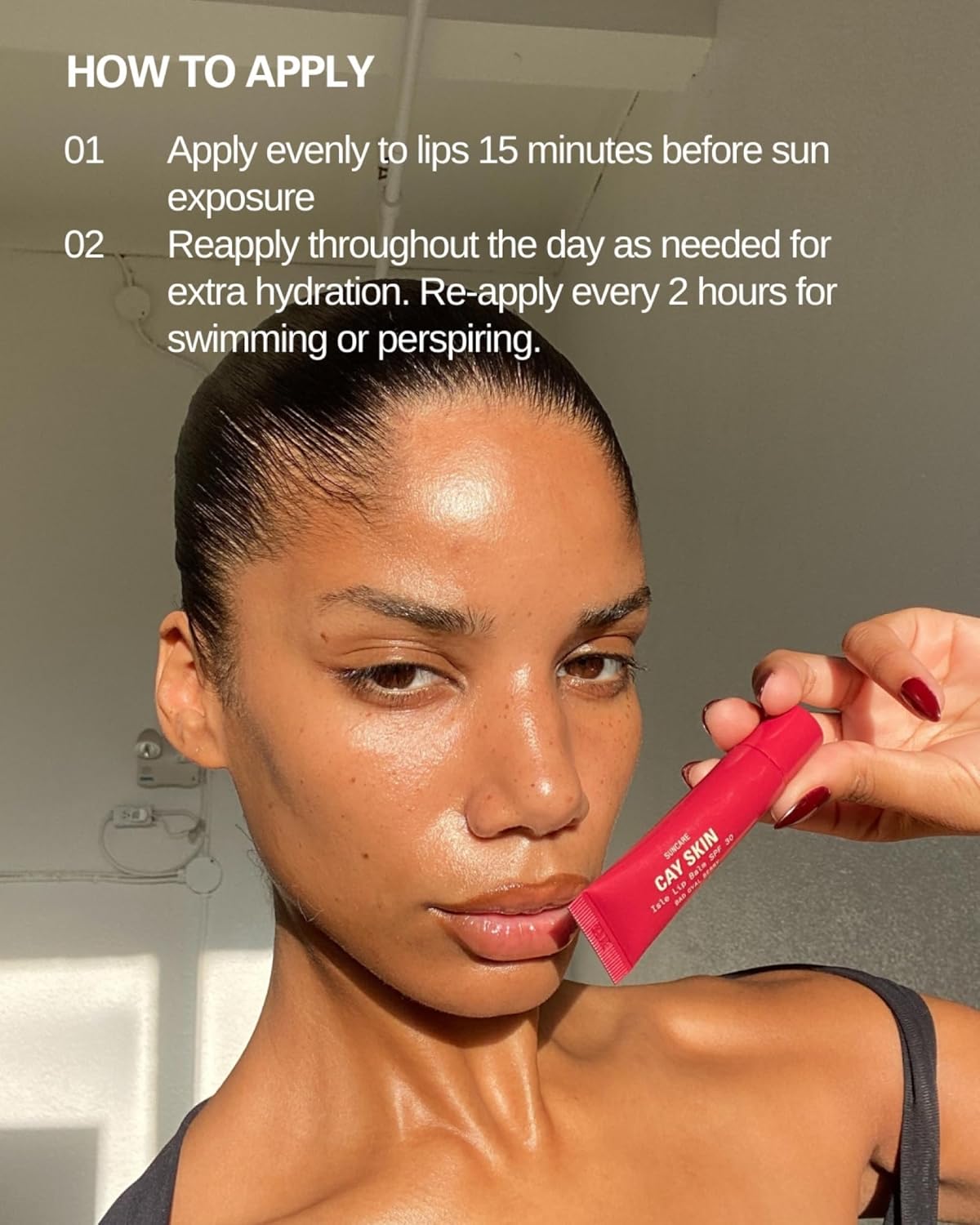 Cay Skin Isle Lip Balm SPF 30 – High Shine, Hydrating + Sheer Lip Gloss in Vanilla Brown Sugar Flavor – Formulated with Natural Ingredients for All Skin Tones – 3-Pack, Rose, Berry, Clear, 1.05 oz