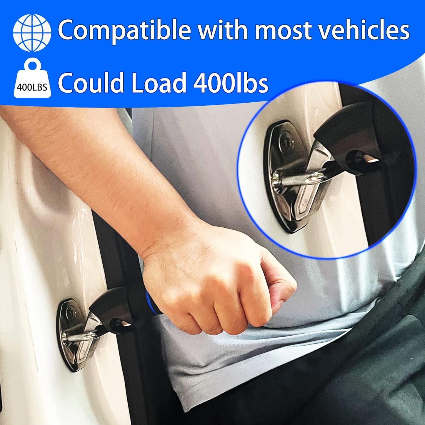 Car Door Handle for Elderly Car Assist Support Handle Multifunction Car Door Latch Bar for Seniors and Handicapped