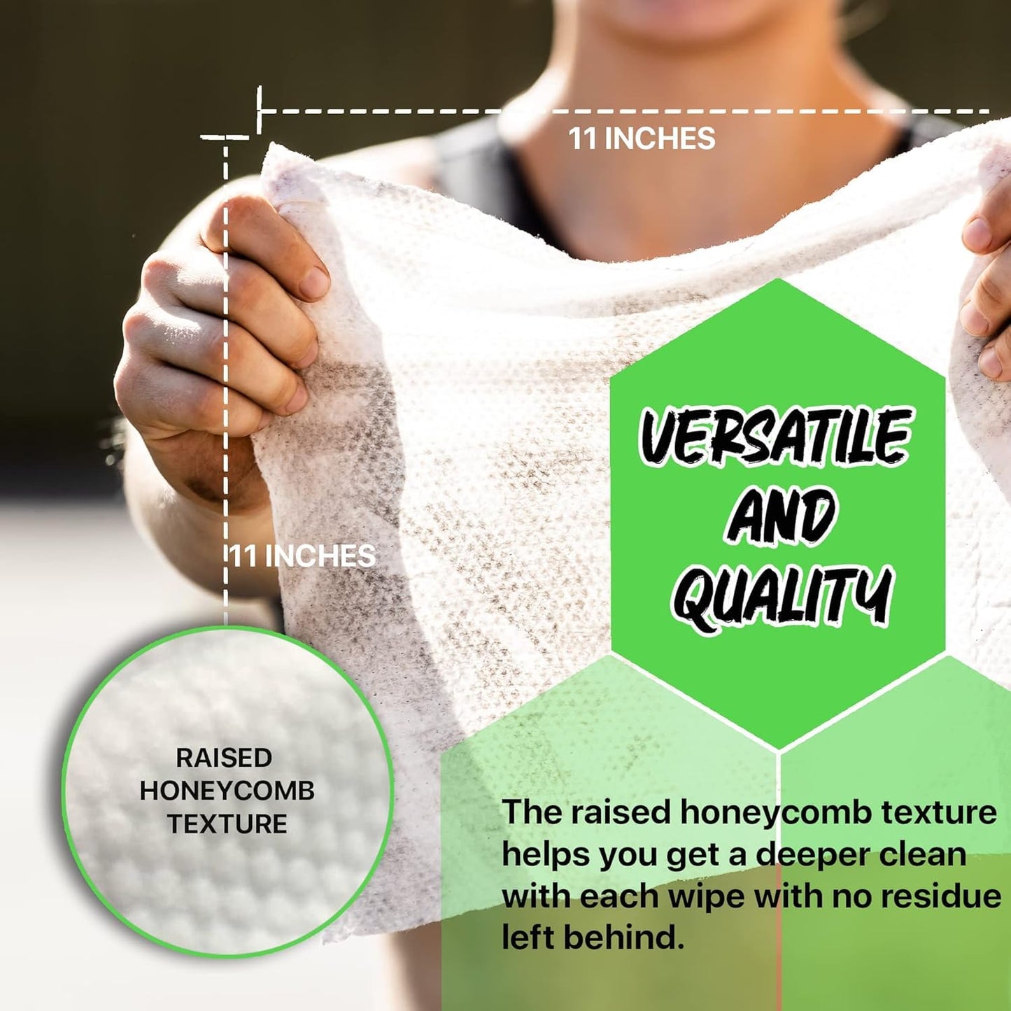 The Klean Freak Body Wipes - 12 count Individually Wrapped | Showerless Body Wipe for Women & Men | Sustainable Bodywipes for Gym, Travel, Camping | Tea-Tree