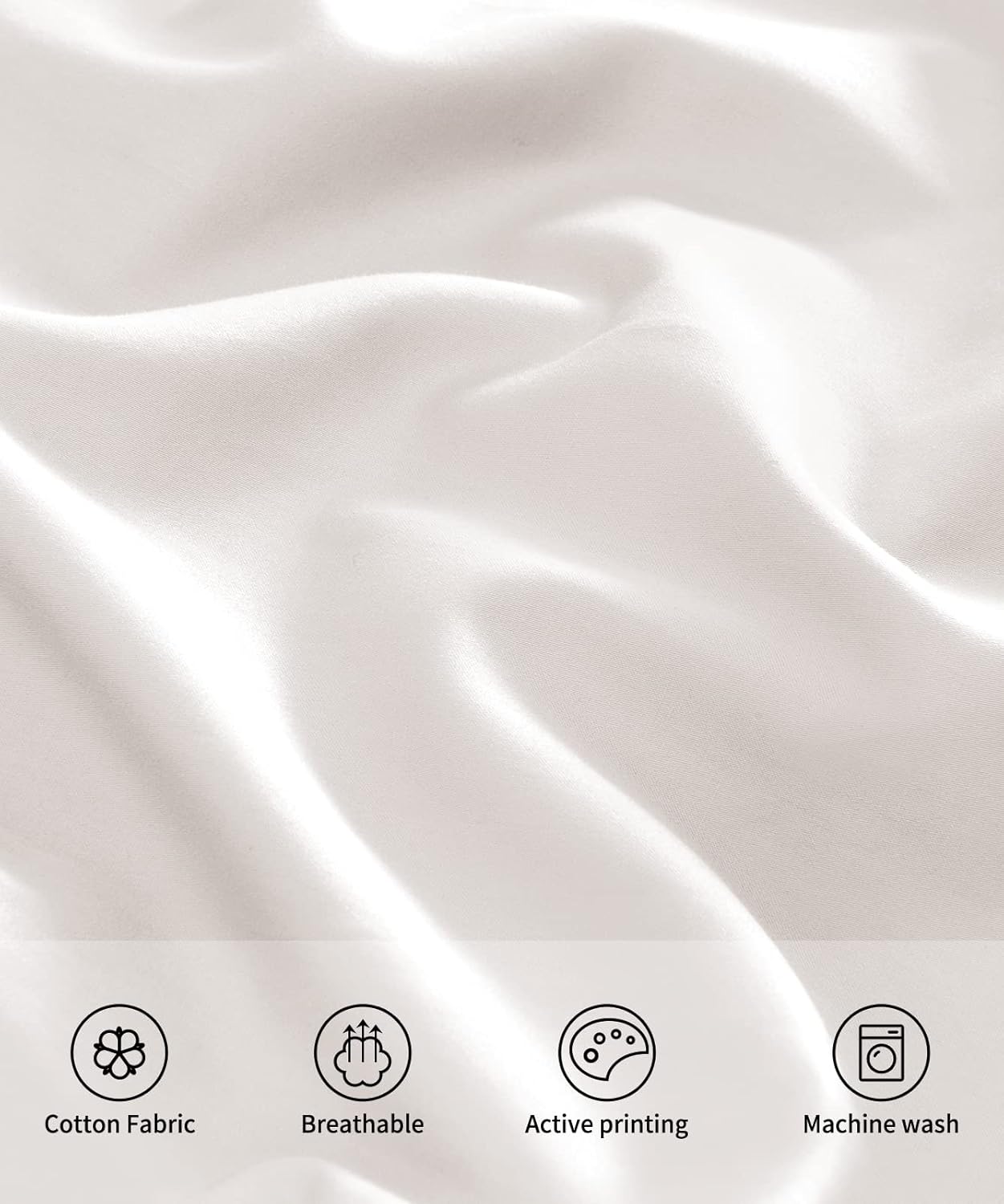 Warmstar Cotton Pillow Cases King Size Set of 2, 600 Thread Count Pillowcases 20x36 Inches, Soft Long Staple Cotton Pillowcases Breathable with Envelope Closure,White