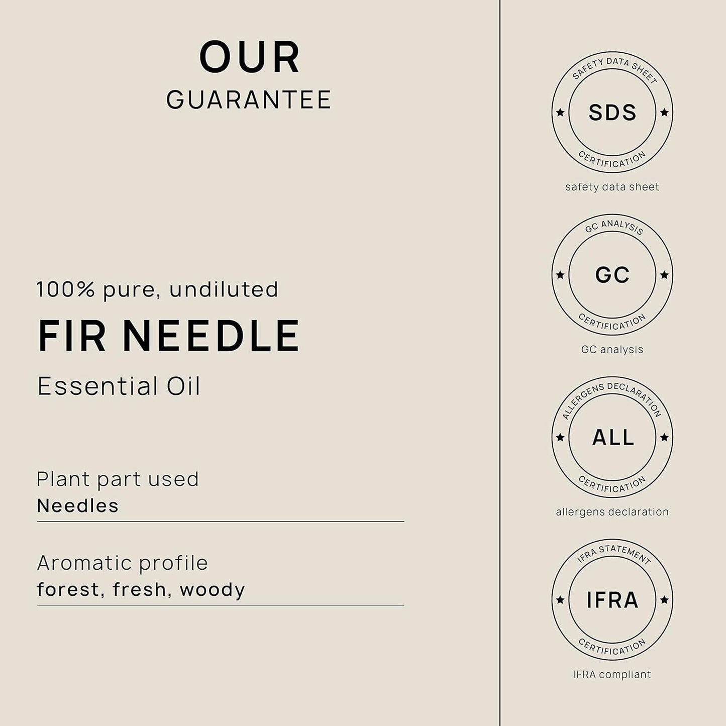 VINEVIDA Fir Needle Essential Oil 32 oz - Undiluted Candle Scent DIY Scents for Candlemaking Bulk Soap Making Safe Skin 946.36 milliliters 40.96 Ounces