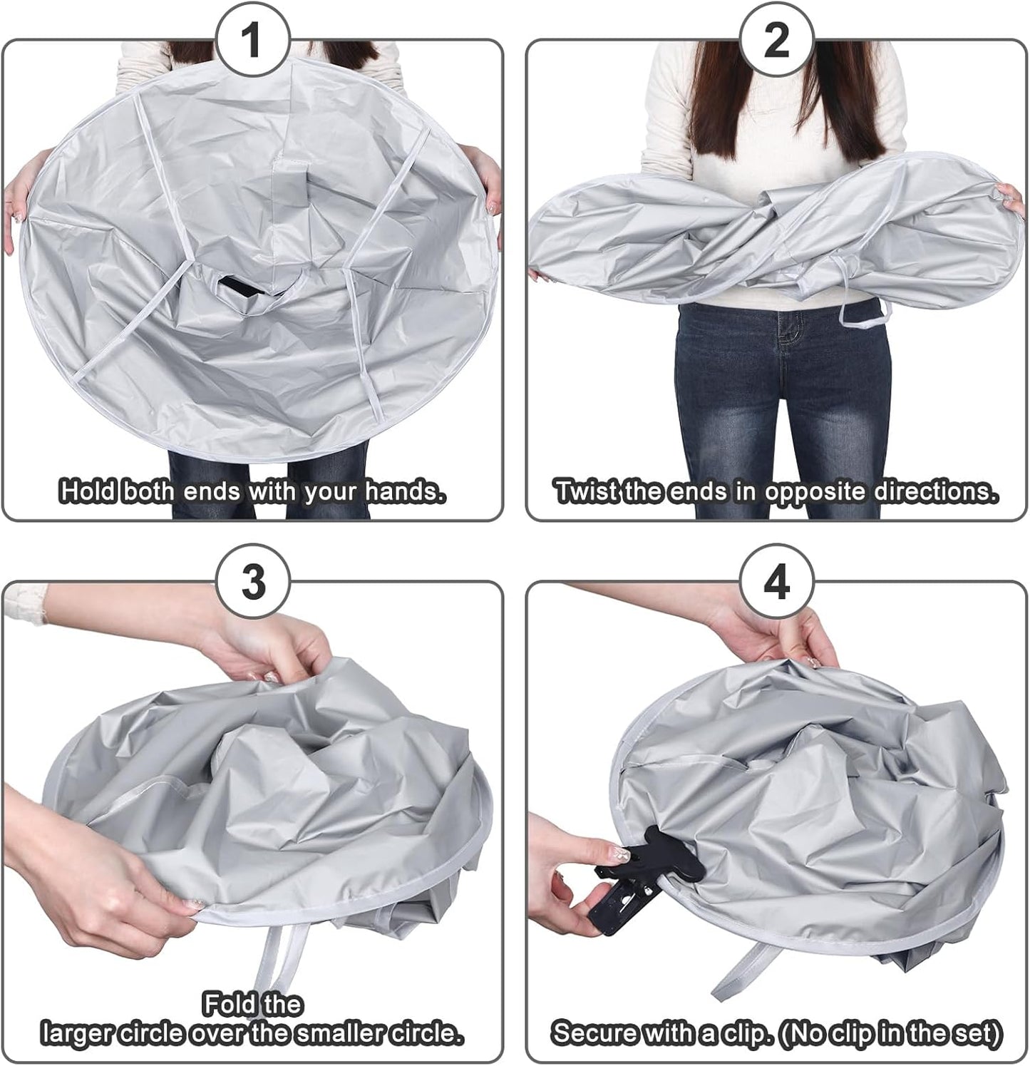 Fade Guide for Men Haircut, Self Haircut Kit for Men, Include Hair Cutting Guide & Cape Umbrella & Comb, Neckline Shaving Templat, DIY Hair Cutting Accessories Tools for Home (Red)