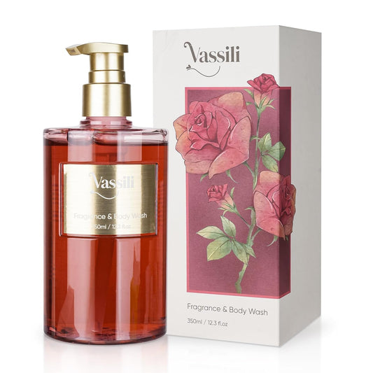 Vassili Fragrance Body Wash - Long-Lasting Aroma with Exotic Notes,Moisturizing & Gentle,For All Skin Types,Easy Rinse,12.3fl oz (Lush Reverie)