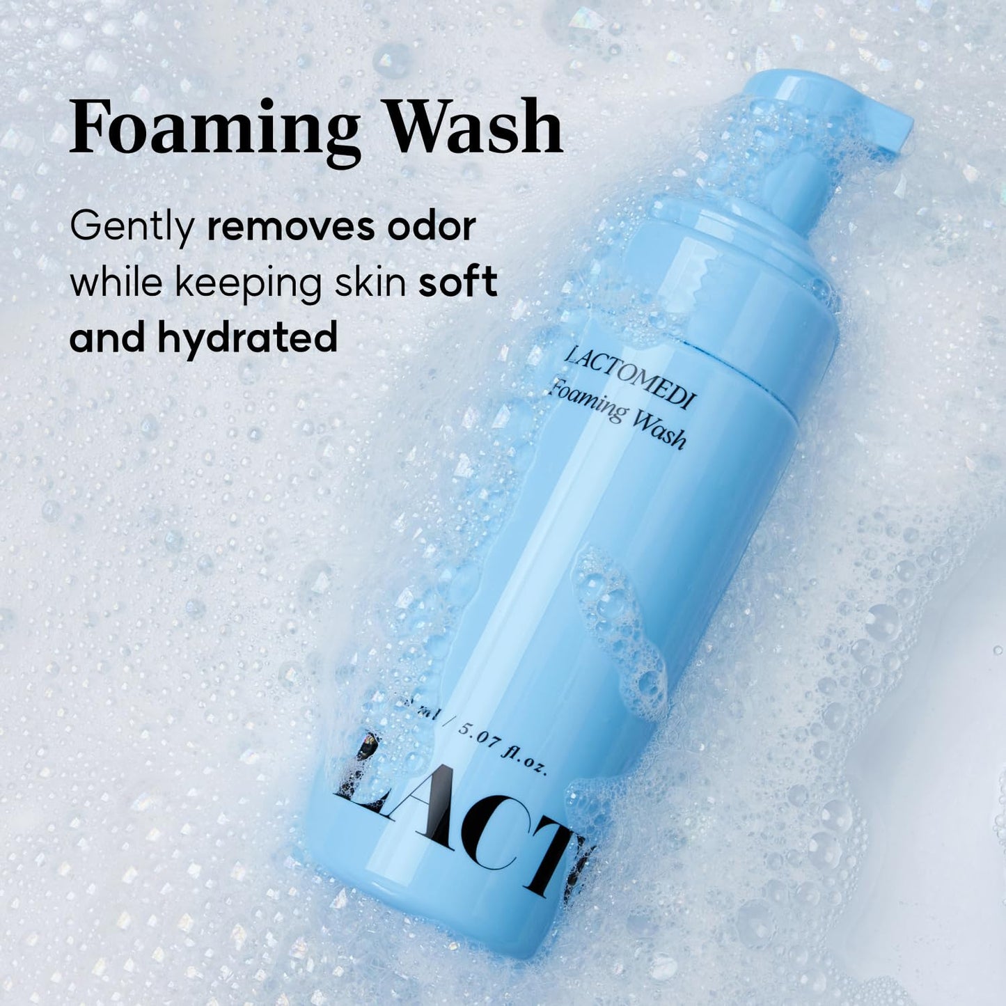 Feminine Foaming Wash | Gentle Foam Cleanser for Intimate Hygiene | pH-Balanced Formula for Sensitive Skin | Yeast infection treatment | EWG Green Certification | 5.07 fl oz.