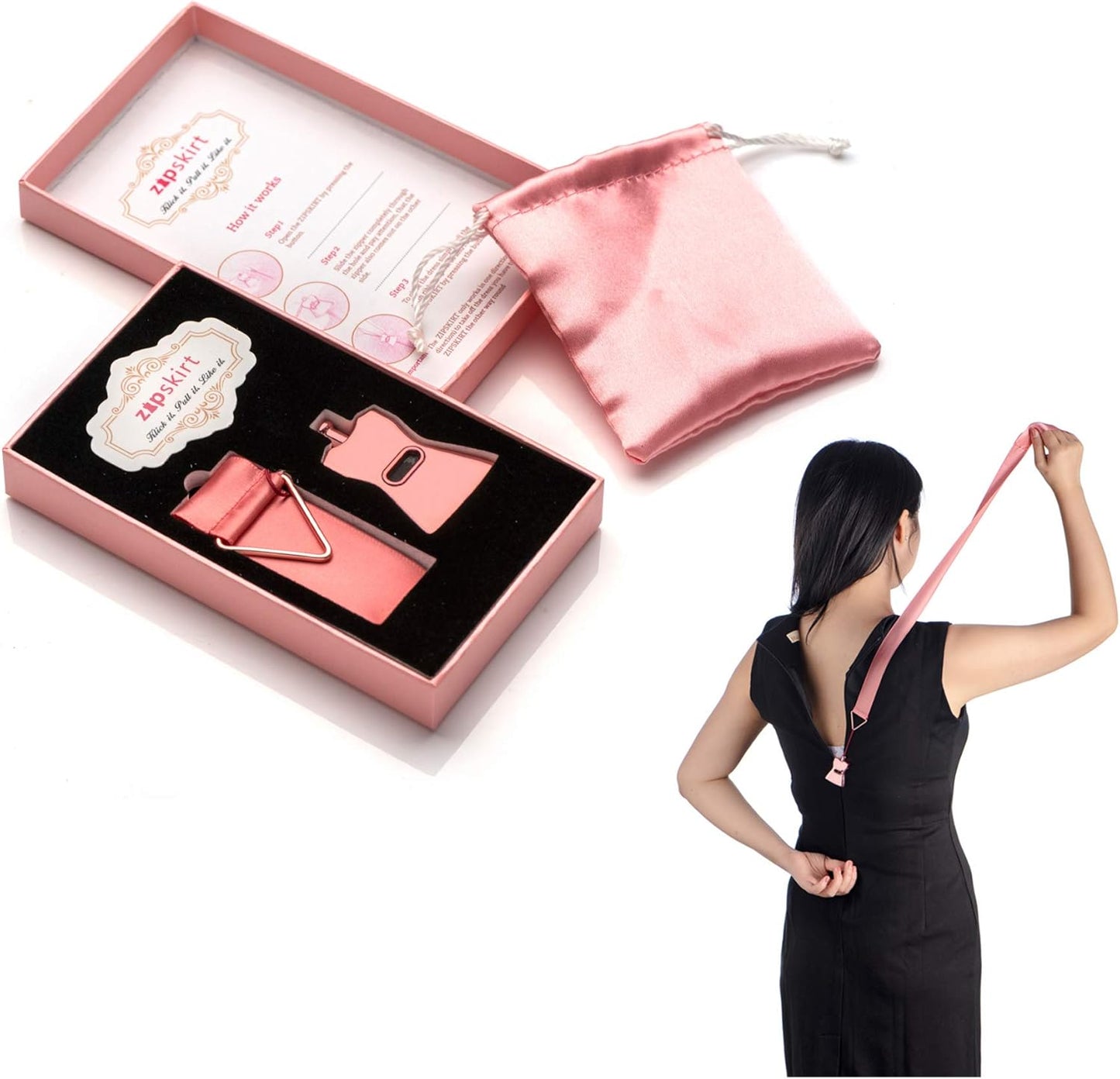 Zipper Puller for Dress & Boots - Unique Design Works on Multiple Zipper Types, Ensures Firm Grip