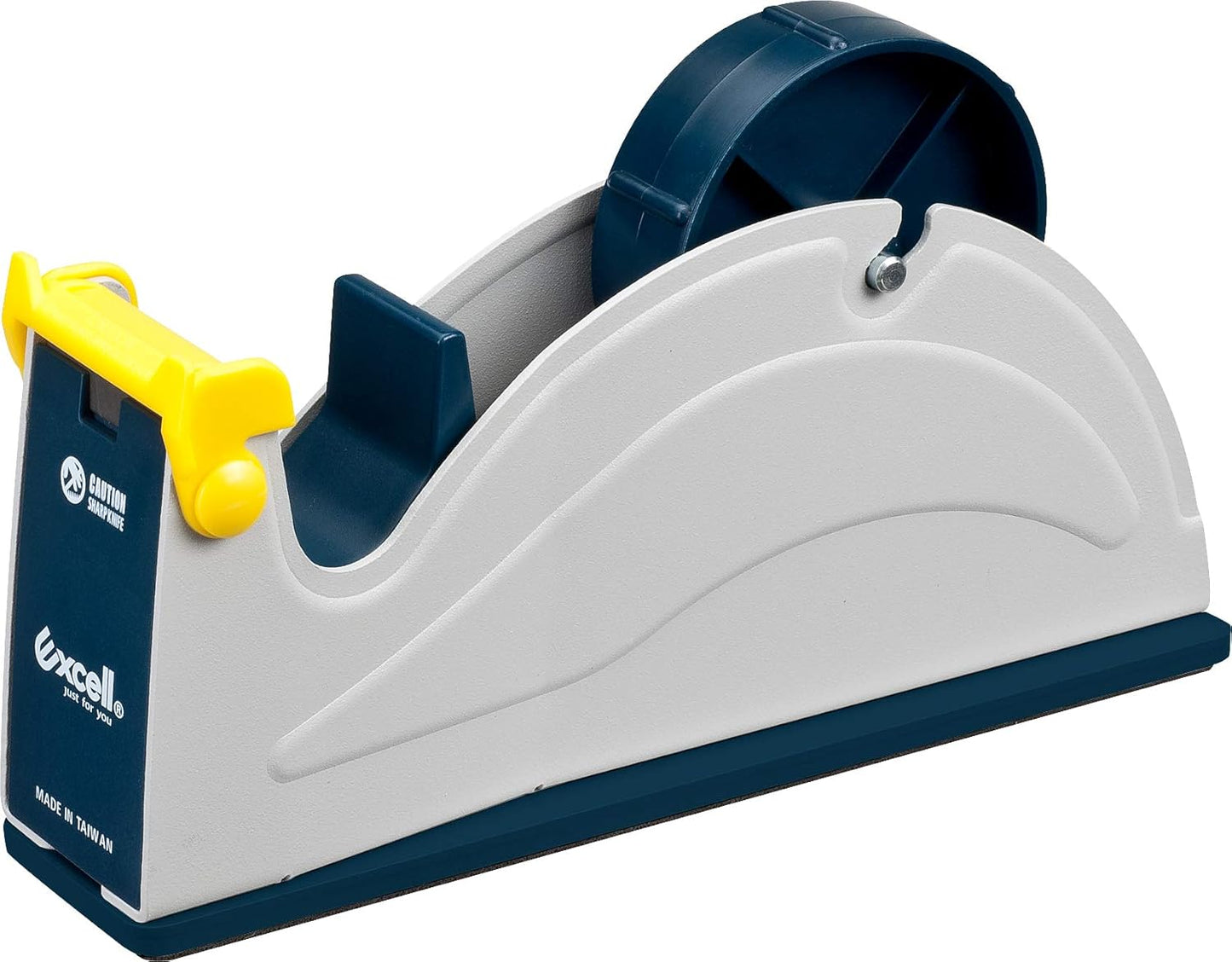 GGR Supplies ET-1170 Blue/Grey Premium Steel Desk Top Dispenser: 1 in. Wide (3 in. core). Manufactured by EXCELL