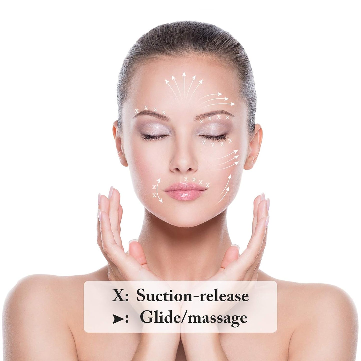 Nuanchu Facial Cupping Cup White Glass Face Cup Silicone Cupping Massage Vacuum Suction Mug for Body Face Leg Arm Back Shoulder Muscle and Joint Pain(1.5 Inch Diameter)