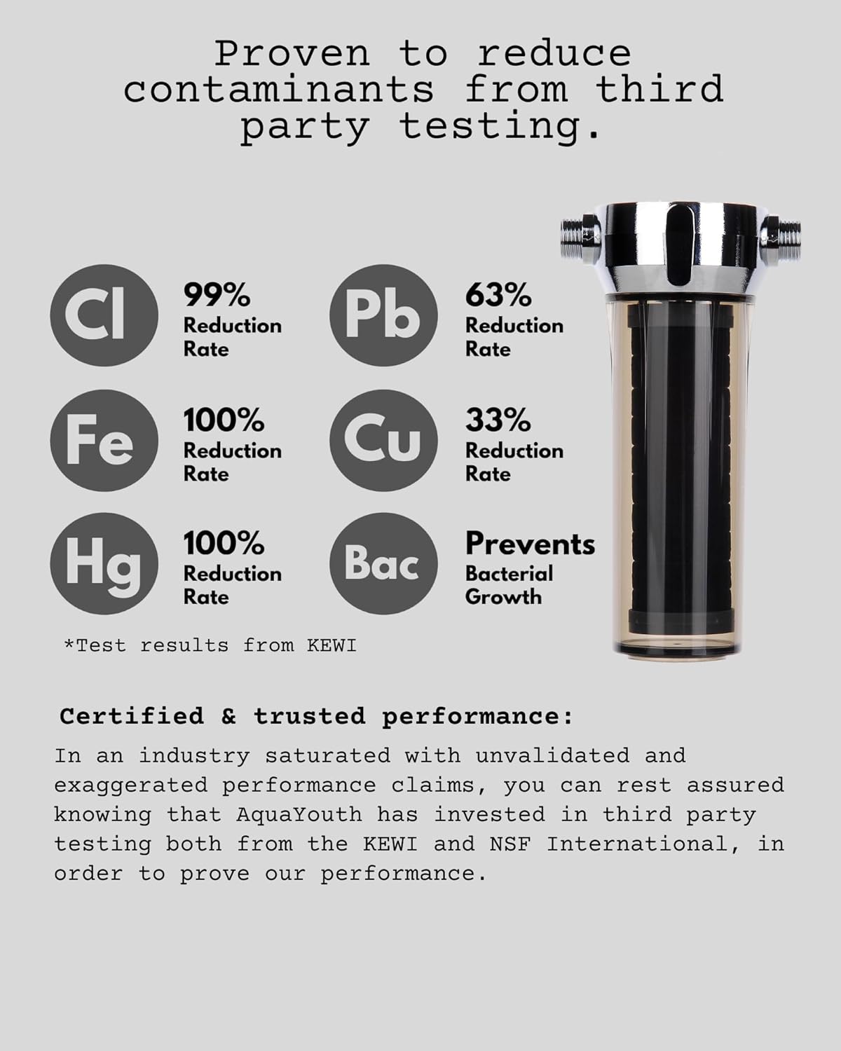 2.0 Carbon Shower Head Filter System | Removes Chlorine, Heavy Metals, And More | Great For Dry Skin/ Hair, And More | NSF Certified