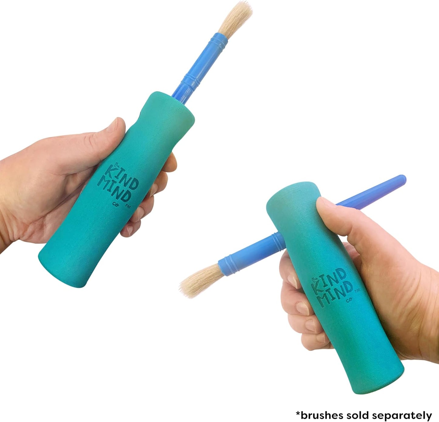 Adaptive Foam Grip Set - The Kind Mind Company™. Adaptive Art Tools, Accessibility Aid for Kids & Adults, Mobility Aid for Painting, Drawing, Crafts - Assorted Sizes, 3-Pack