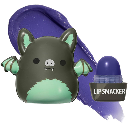 Lip Smacker Squishmallows Moisturizing Lip Balm, Fun Soft Squishy Collectible Top, Blackberry Flavored Hydration - Aldous