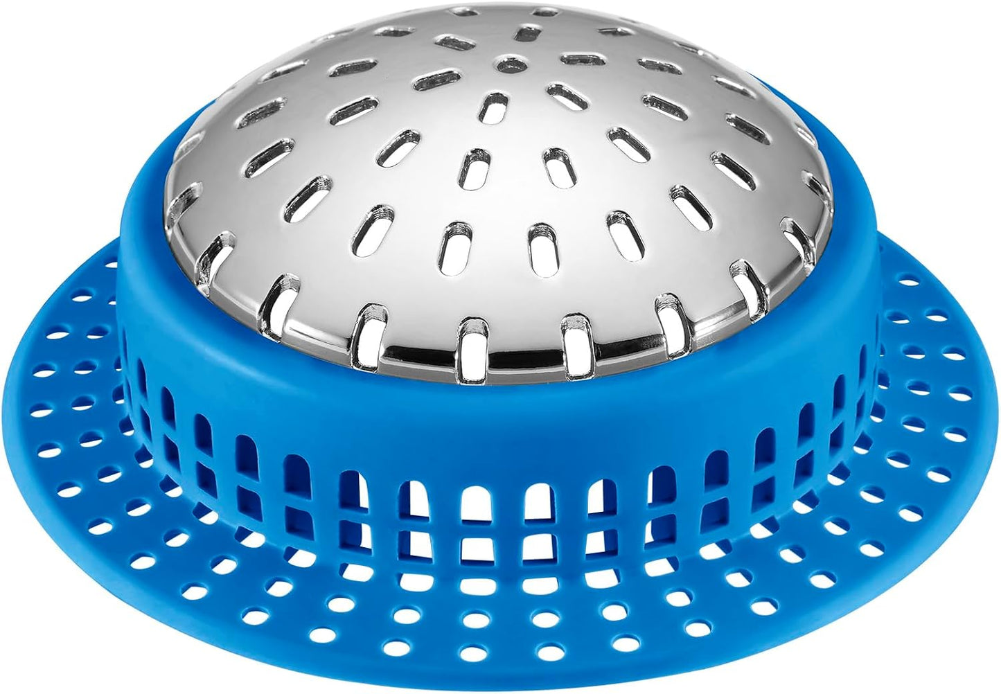 Shower Drain Hair Catcher, Shower Drain Cover, Bathtub Drain Hair Catcher for Pop-Up & Regular Drains