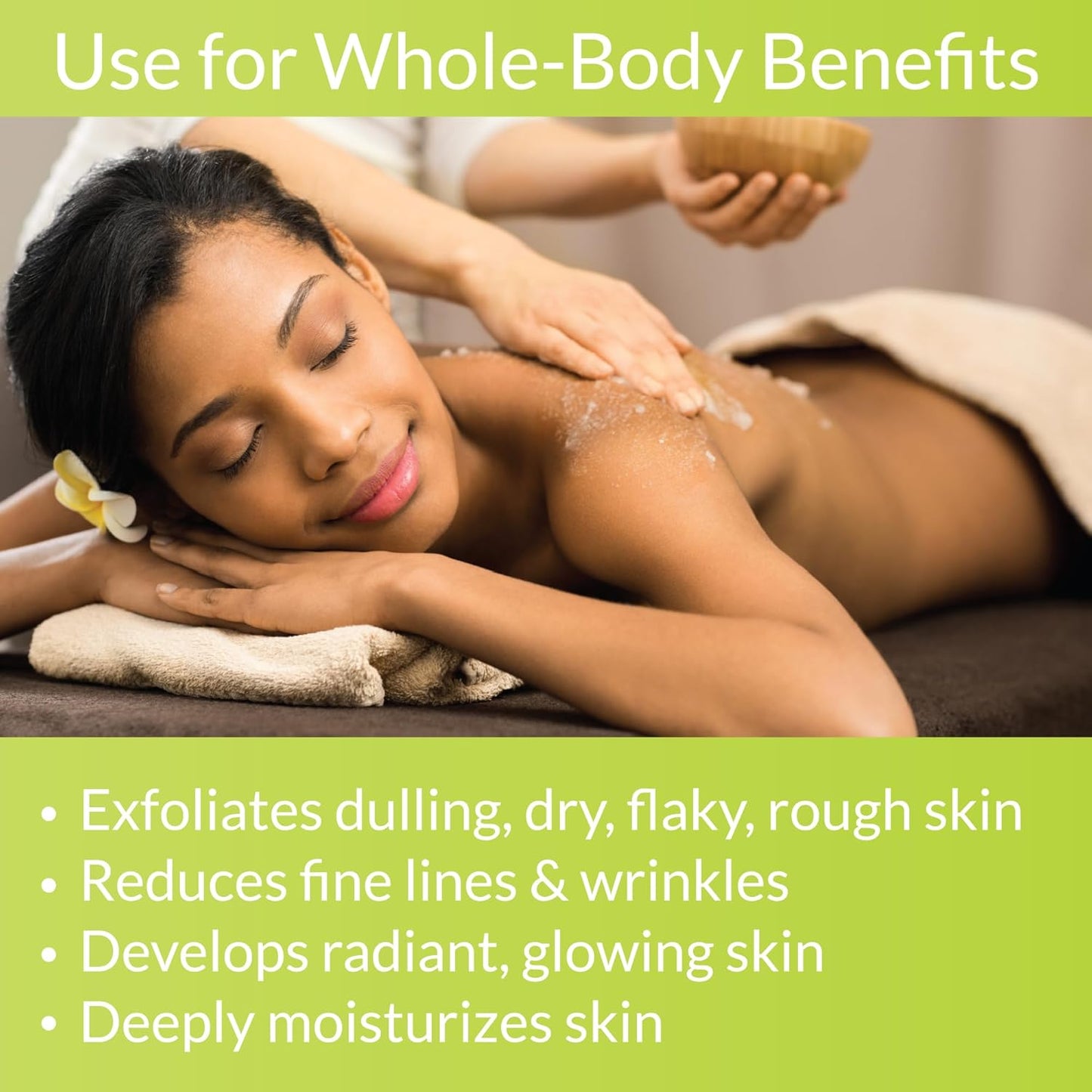 Organic Fiji Whole Body Scrub - Infused with Coconut Oil, Exfoliating Sugar Scrub for Smooth and Soft Skin, Exfoliates & Restores Skin's Natural Biosphere, Coconut Lime 20 oz