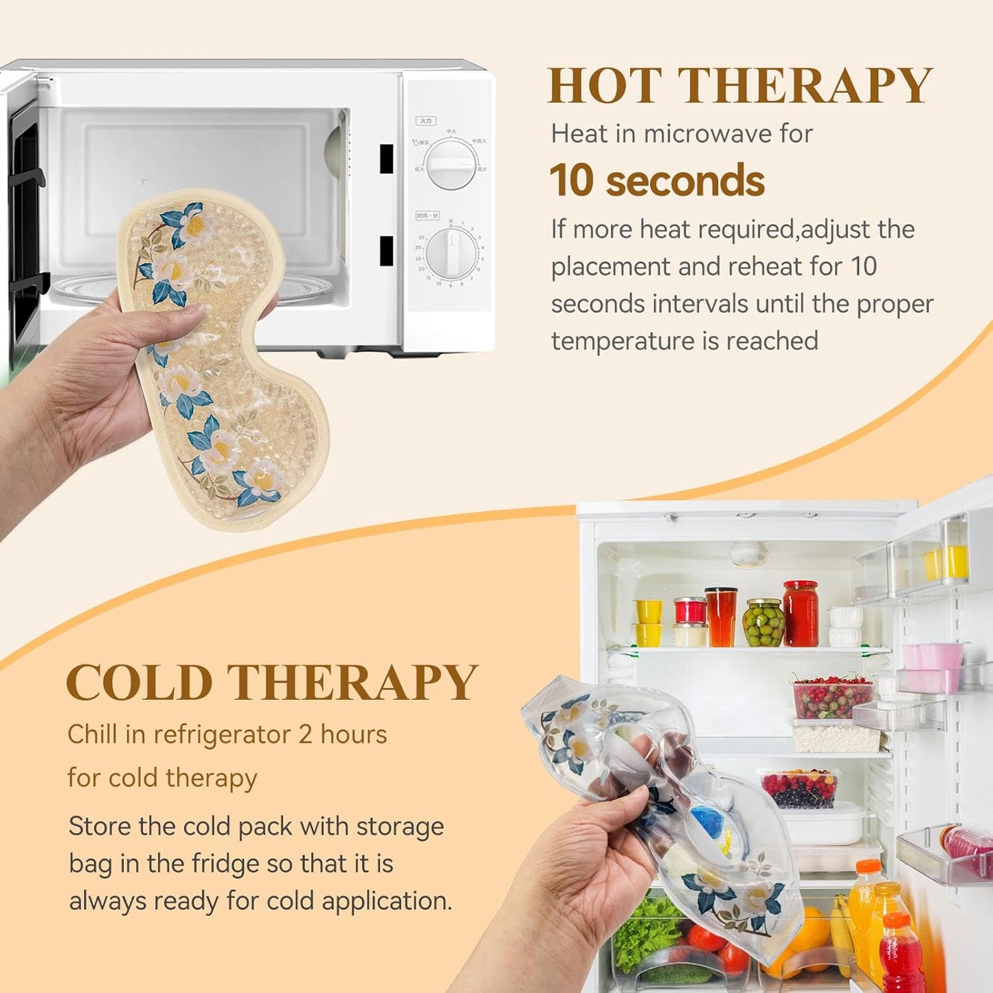 LEOSTEP 4 PCS Cooling Eye Mask Set - Ice Face Mask with Camellia Essential Oil, Cold Eye Compress and Reusable Gel Pads for Eyes Puffiness, Migraine Headache, Dark Circles, Dry Eyes