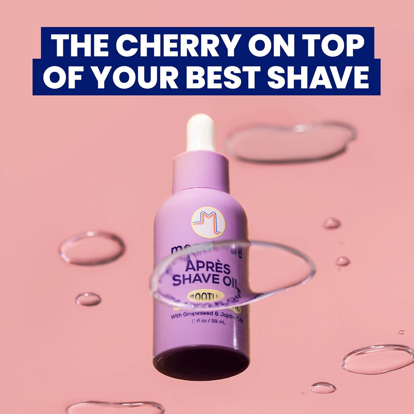 Megababe Après Shave Oil | Soothing After-Shave Oil | with Grapeseed & Jojoba Oils | 2 fl oz