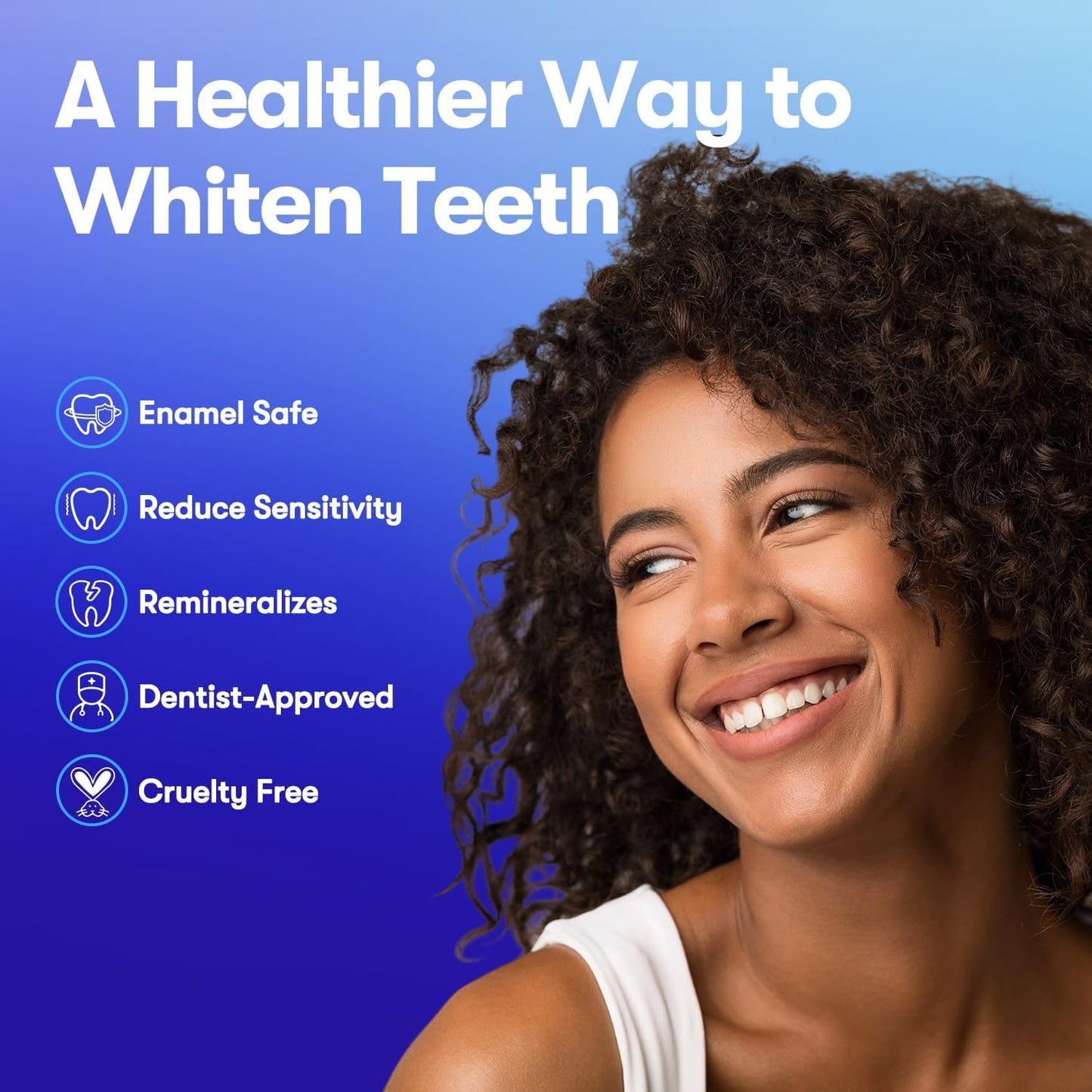 MySmile Teeth Whitening Strips 14 Treatments Kit, Hydroxyapatite-Infuse White Strips, Non-Sensitive Teeth Whitening with Soothing Natural Ingredients, Enamel-Safe, Residue-Free, Non-Slip(28 Count)