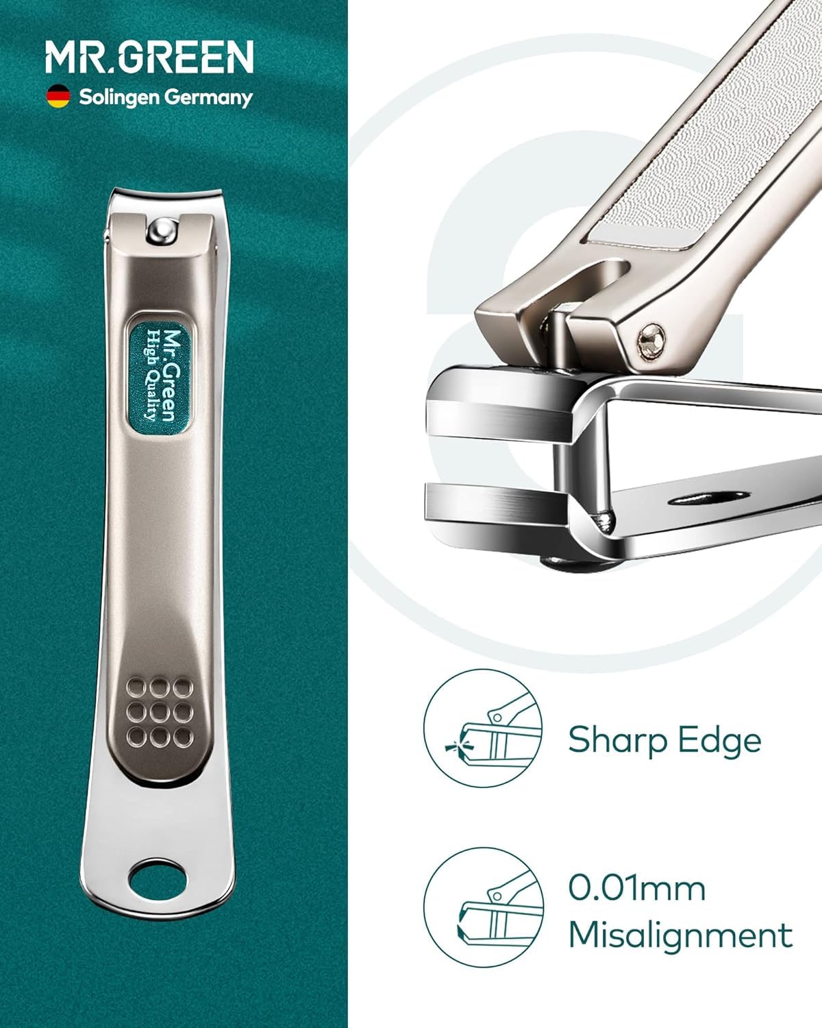 MR.GREEN 12-in-1 Manicure & Pedicure Set – Professional German Stainless Steel Nail Clippers,Cuticle Tools & Nail Care Kit, Travel Grooming Kit for Men & Women with Leather Case (Caramel Brown))