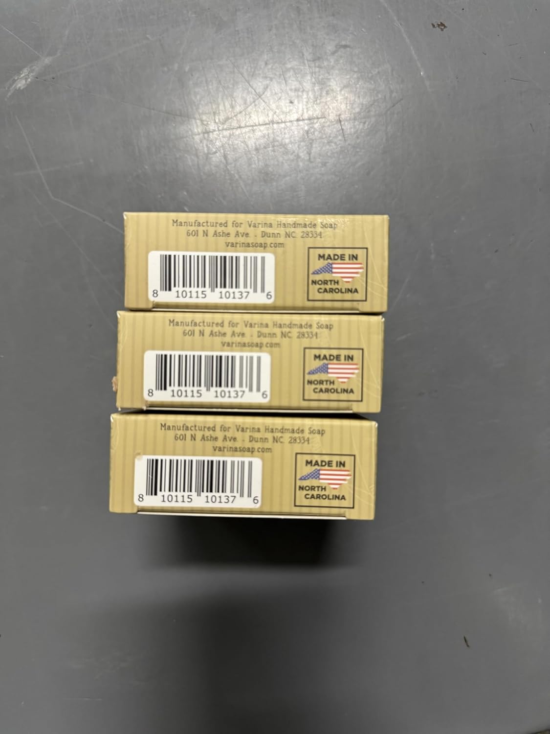 Varina Natural Tobacco Flower Bar Soap - Gentle Cleansing for Sensitive Skin, Earthy Scents - 3 Pack